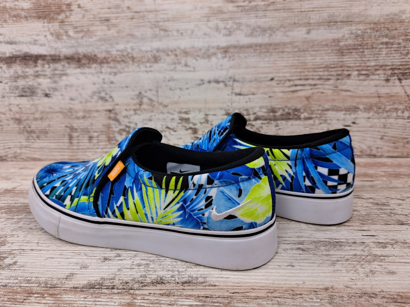 Nike Court Royale AC Slip On Canvas Casual Tropical Beach Shoes Womens Size 6