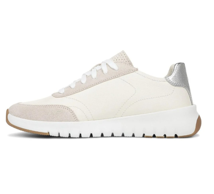 New! Vionic Uptown Sneaker – Ivory Leather