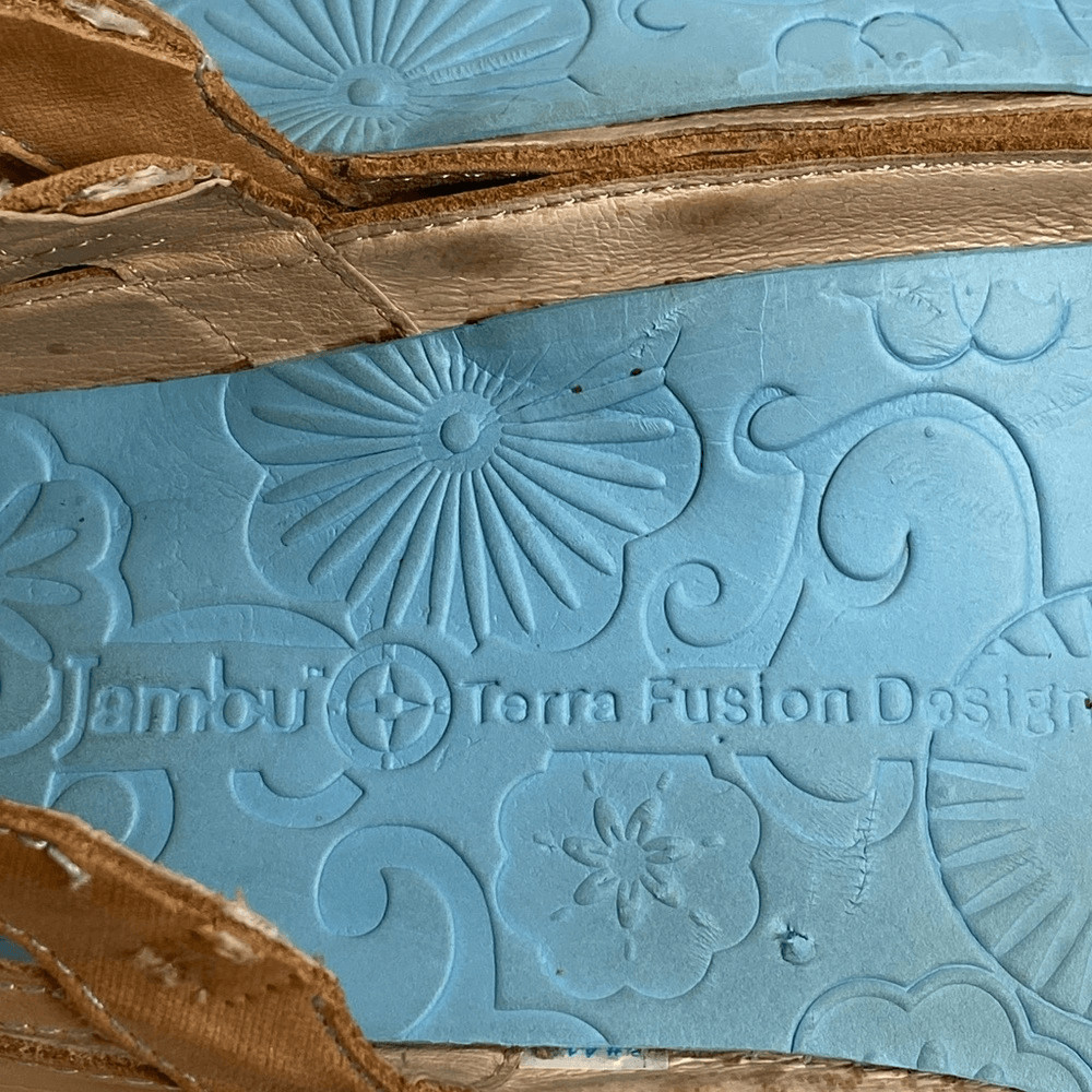 GUC Jambu Women’s All Terra Design Tan Leather Flats Memory Foam Insole Size 8.5