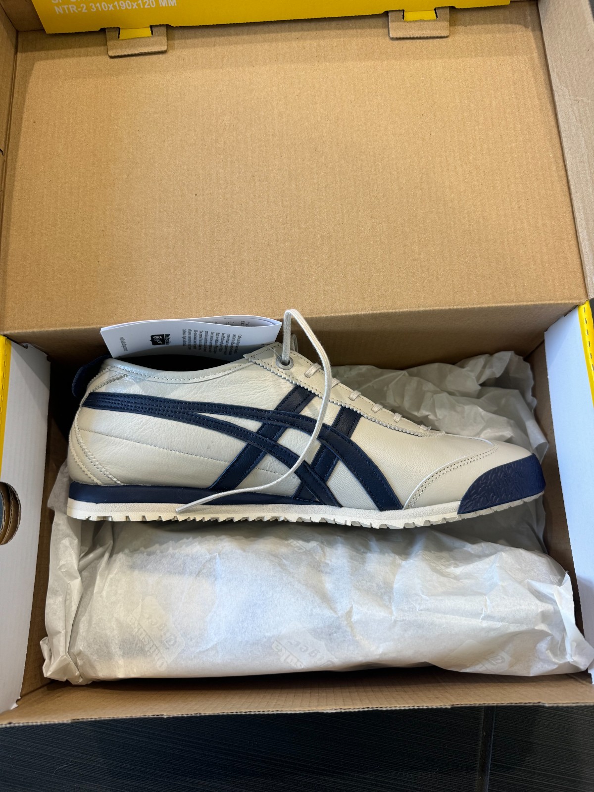 NEW onitsuka tiger mexico 66 birch peacoat womens size 9