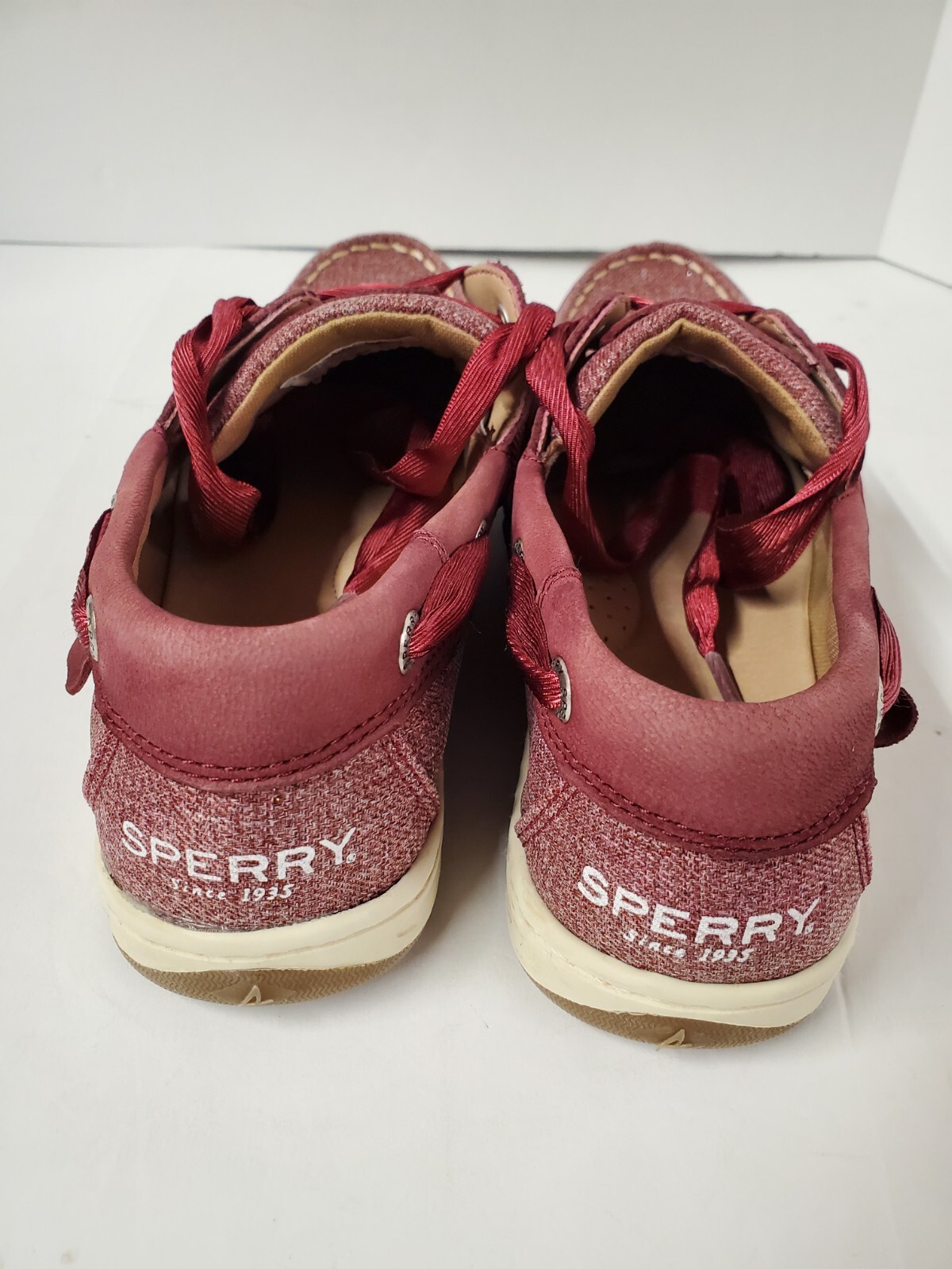 Sperry Womens Size 5 Koifish Shoes Sparkle Chambray Top Slider Boat STS84343