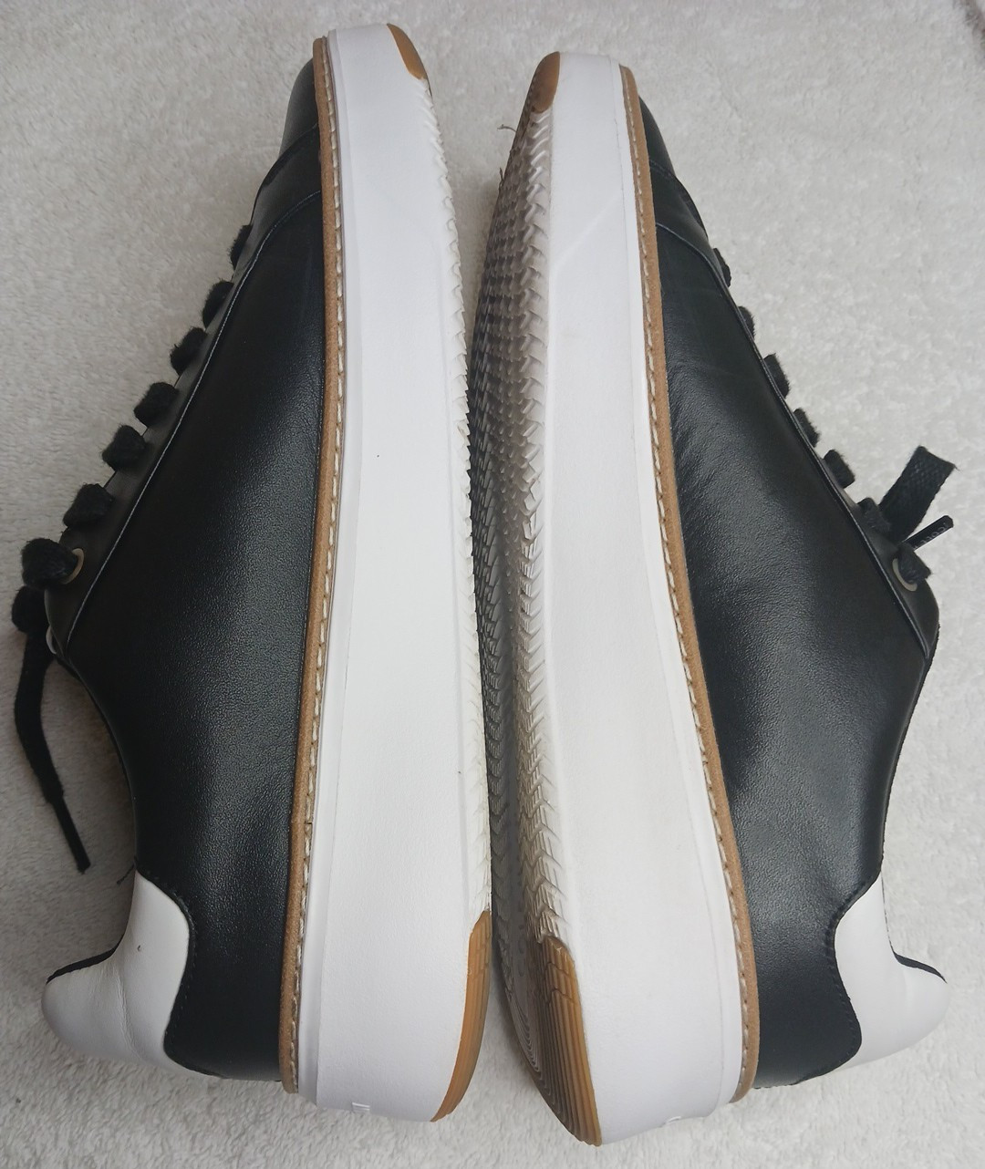 COLE HAAN Grandpro TopSpin Sneaker Black British Tan Dove Women Size US 8.5B