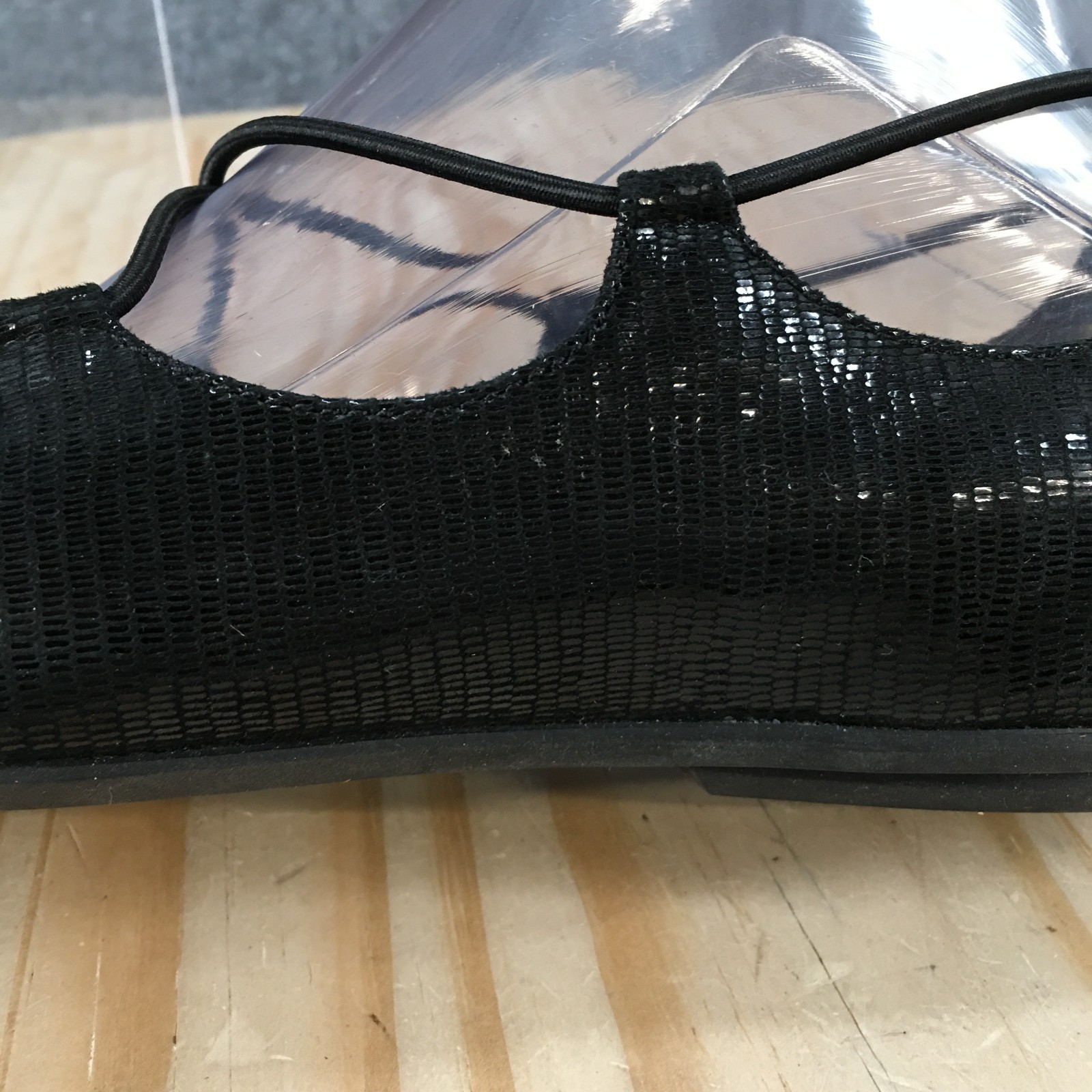 Earthies Essen Shoes Womens 9B Casual Slip On Comfort Ballet Flats Black Leather