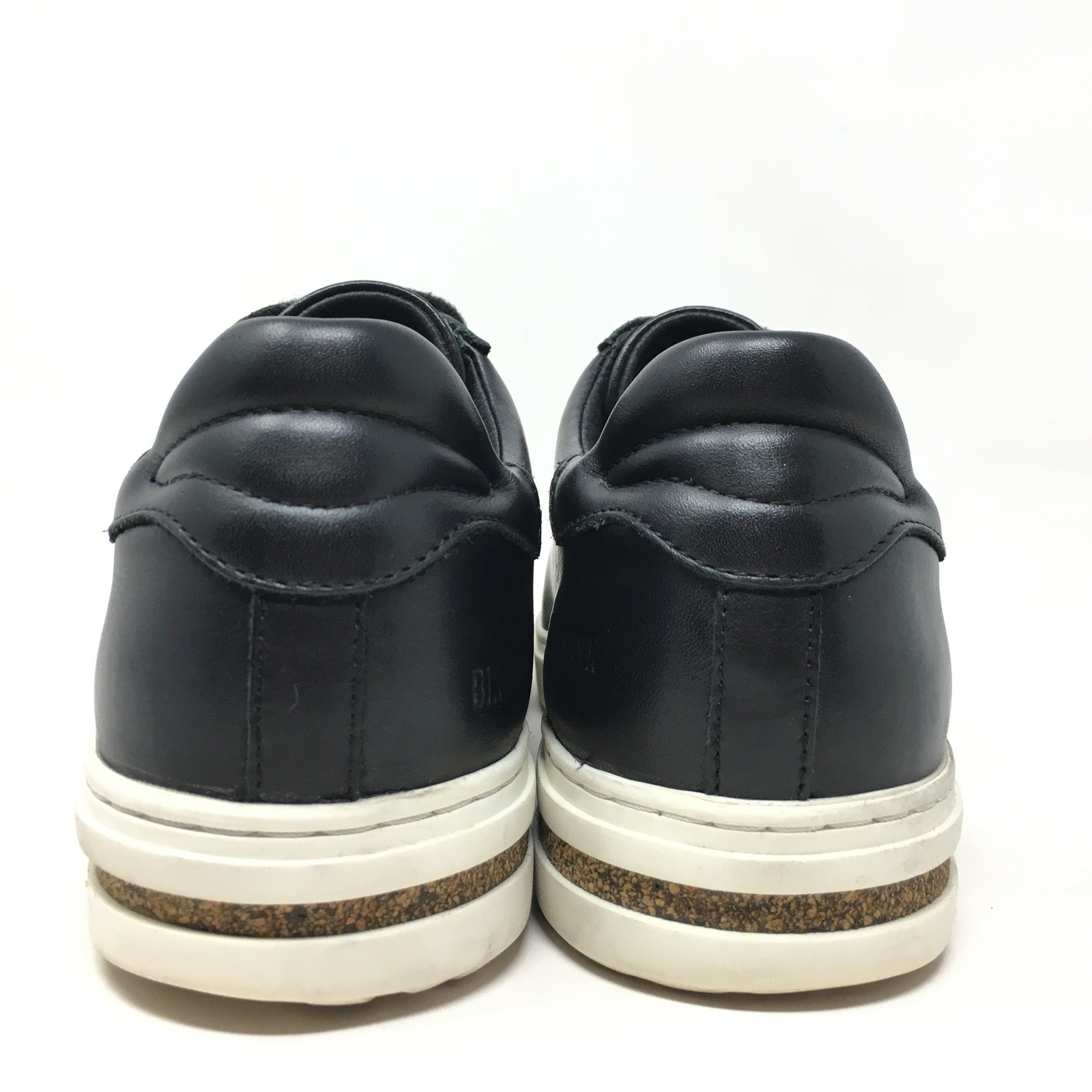 Birkenstock Bend Low Sneakers Shoes Womens Size 7 US 38 EU Black Leather