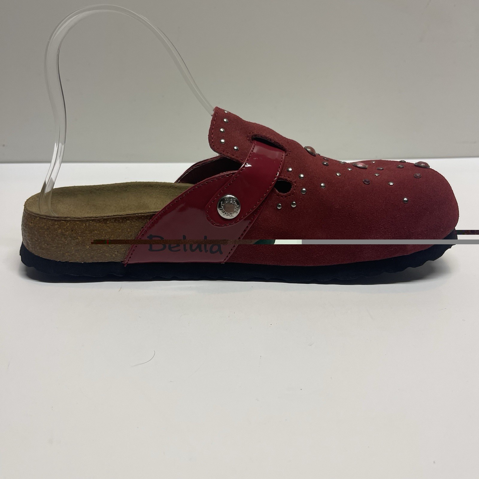 Betula Birkenstock Rocko Cranberry Womens 7 Bejeweled NIB