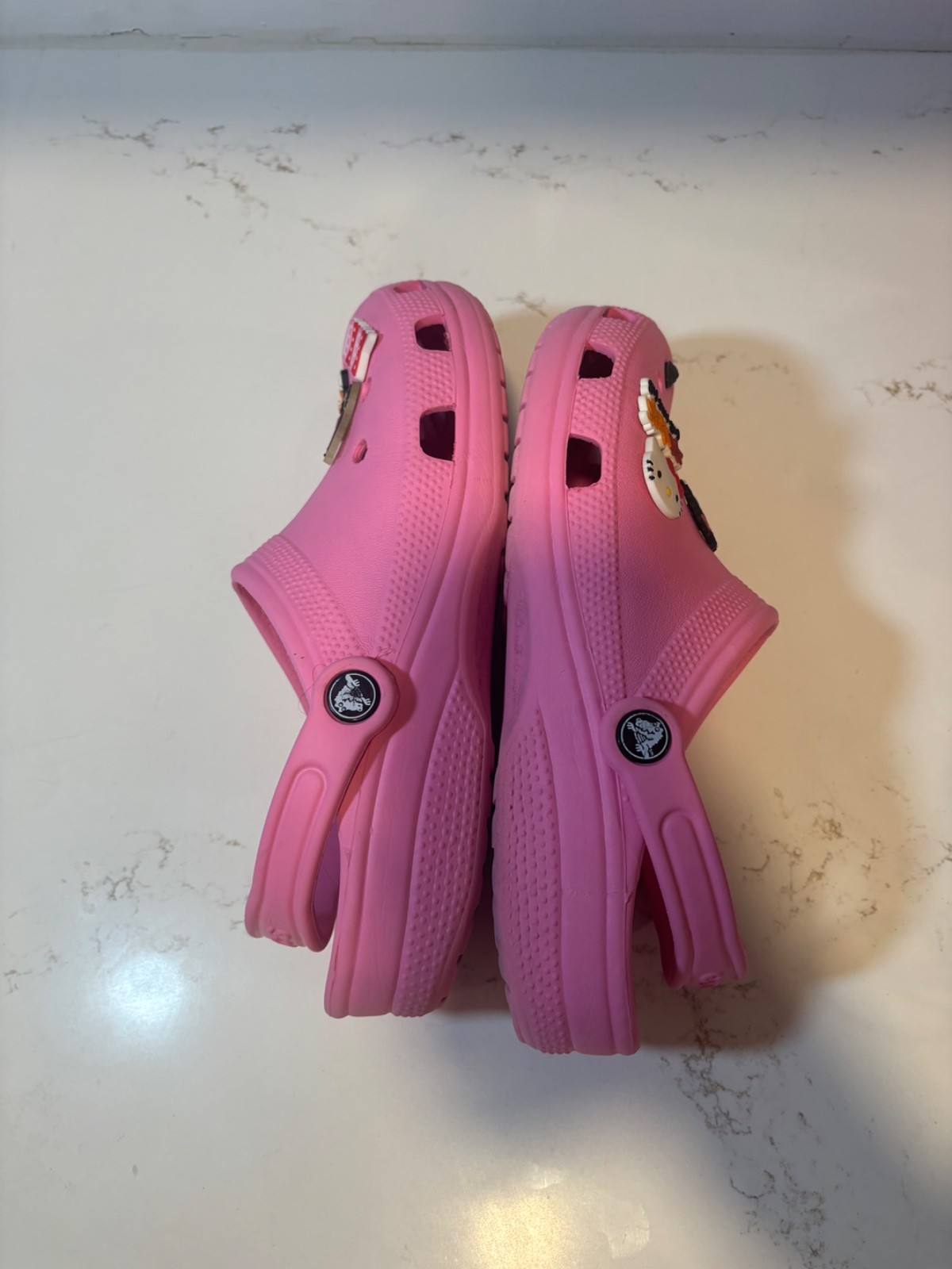 Crocs Womens Shoes Size 9 Pink Rubber Activewear Slip Ons