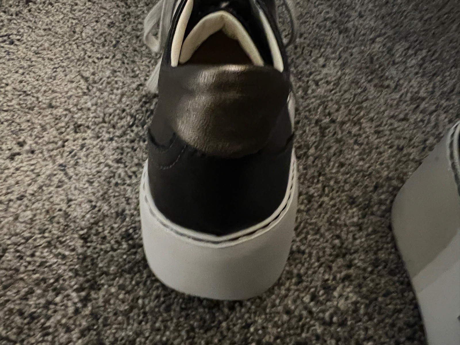 FLY London Black Leather Wedge Sneakers Comfort Women’s Size 38 EU / 7.5 US