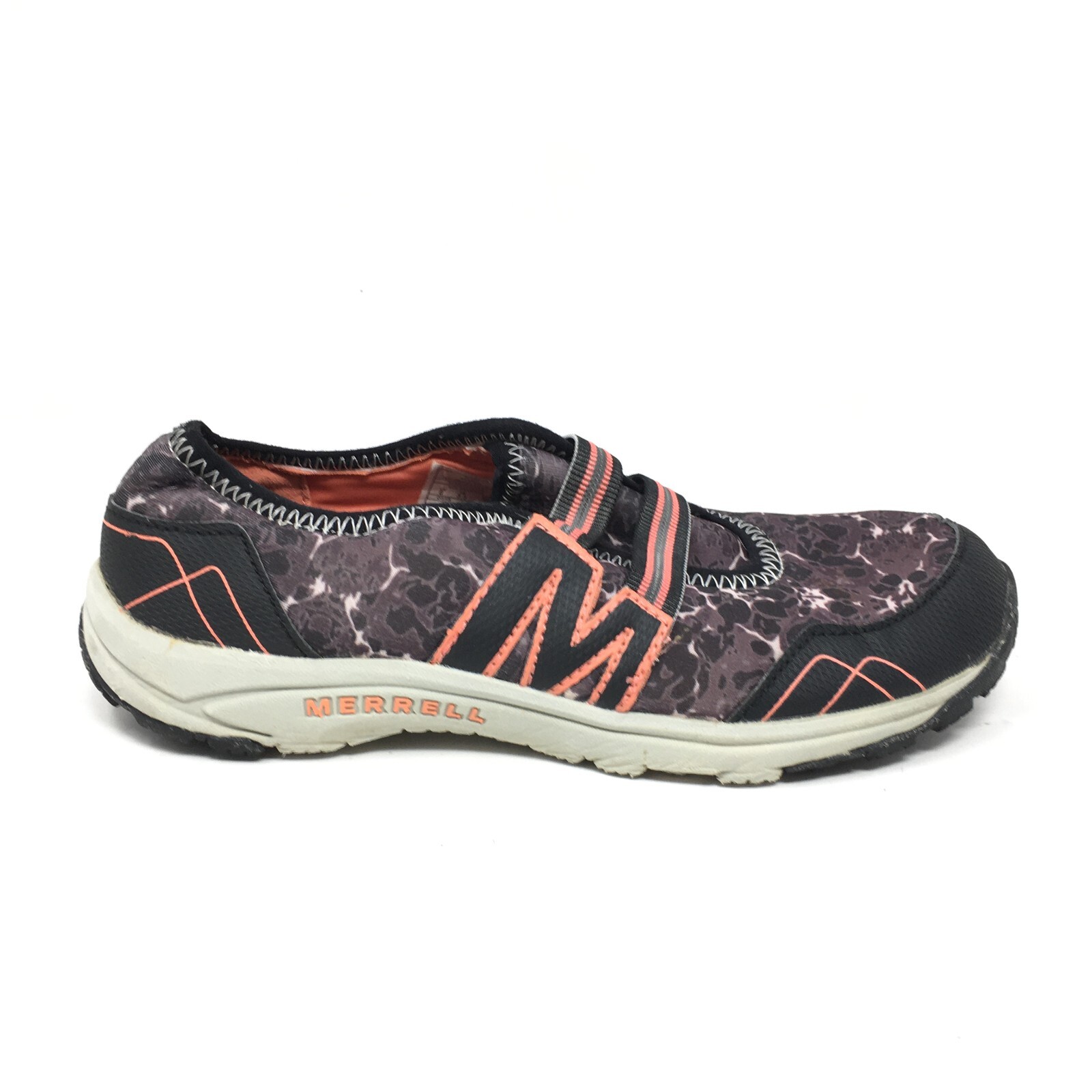 Merrell Kamori Eden Loafers Shoes Womens Size 6 US 36 EU Black Gray Orange