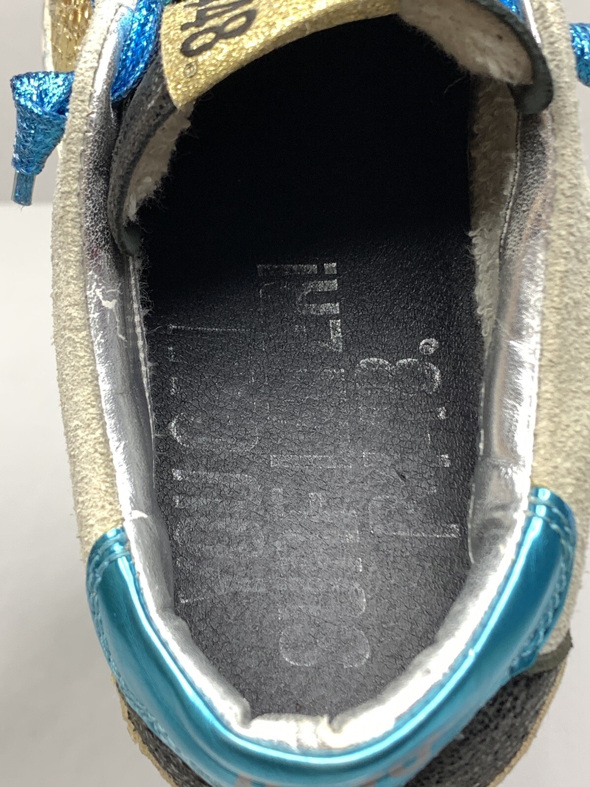P448 Queens You Can Surf Later Metallic Low Top EU37 Sneakers P81