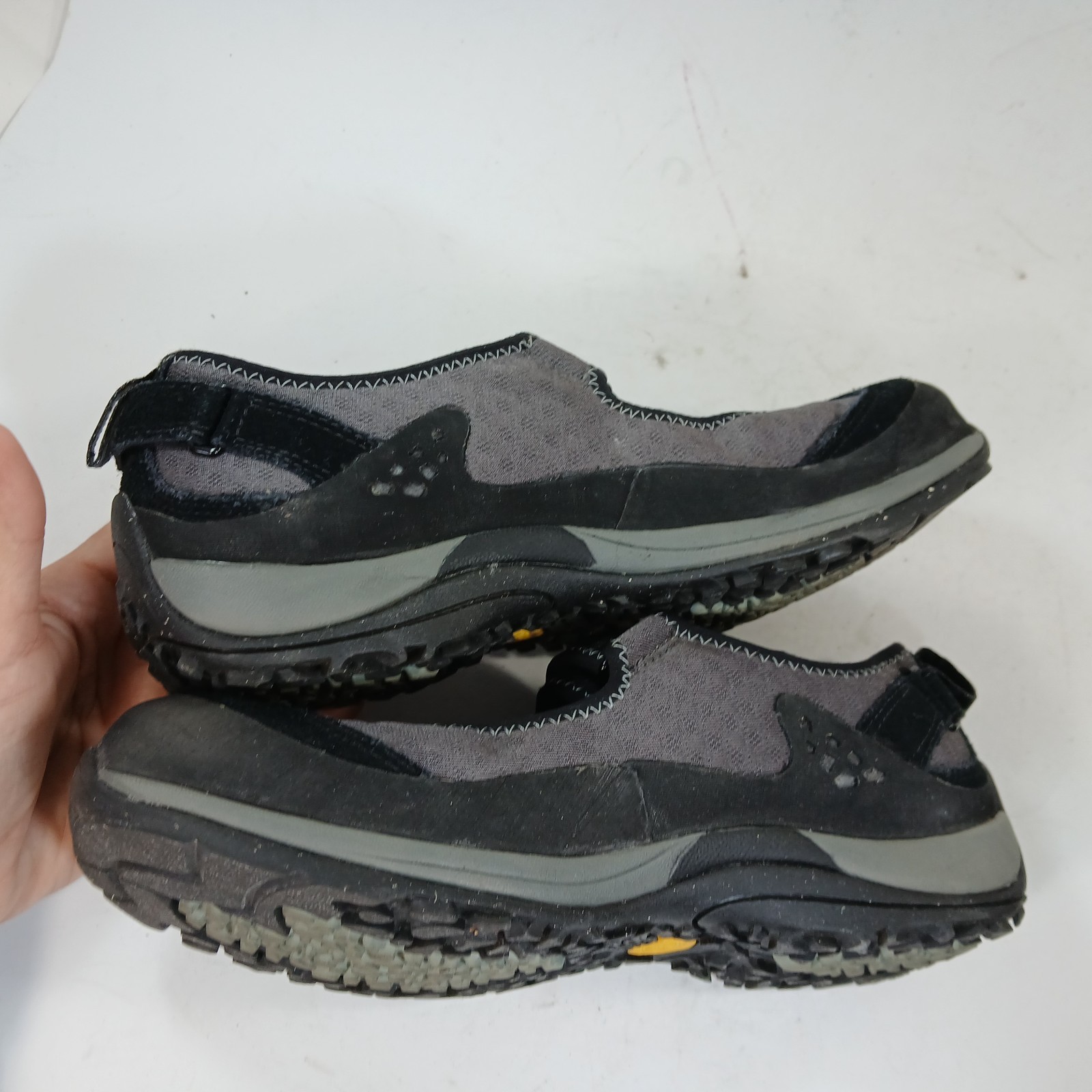 Patagonia Womens Size 8 Kenosha Black Performance Mary Jane Suede Flats Shoes