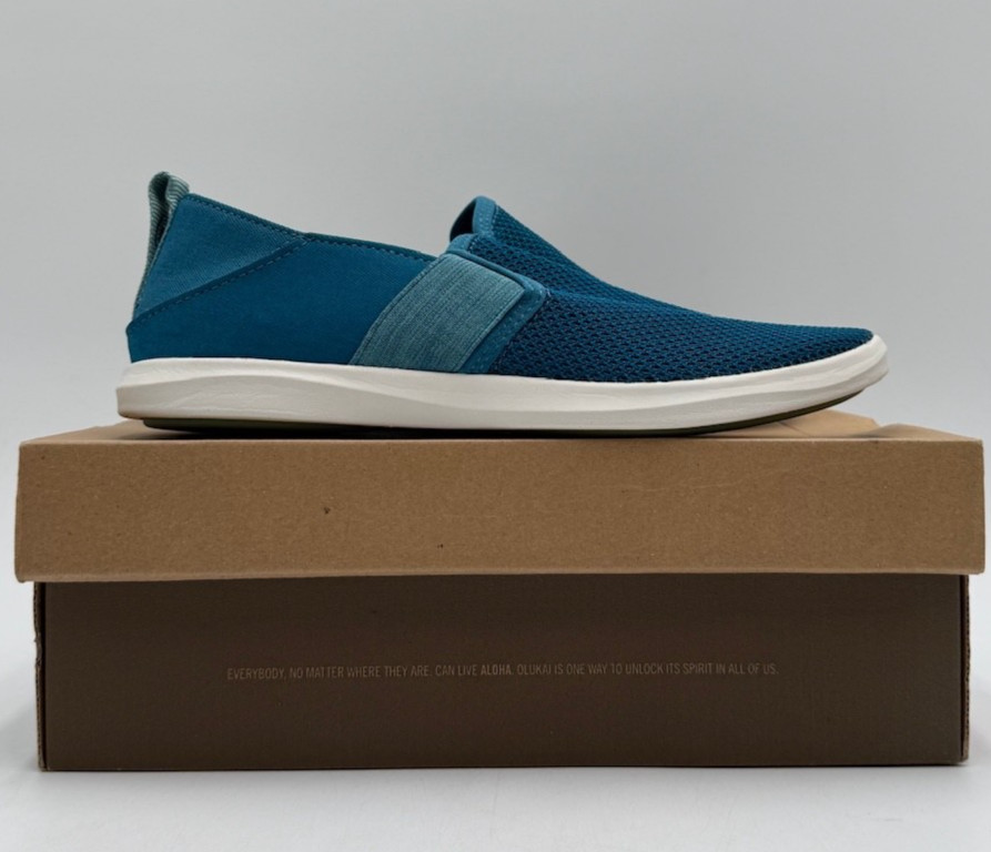 Olukai HALE’IWA Women’s NEW Casual Slip On Blue Multiple Sizes