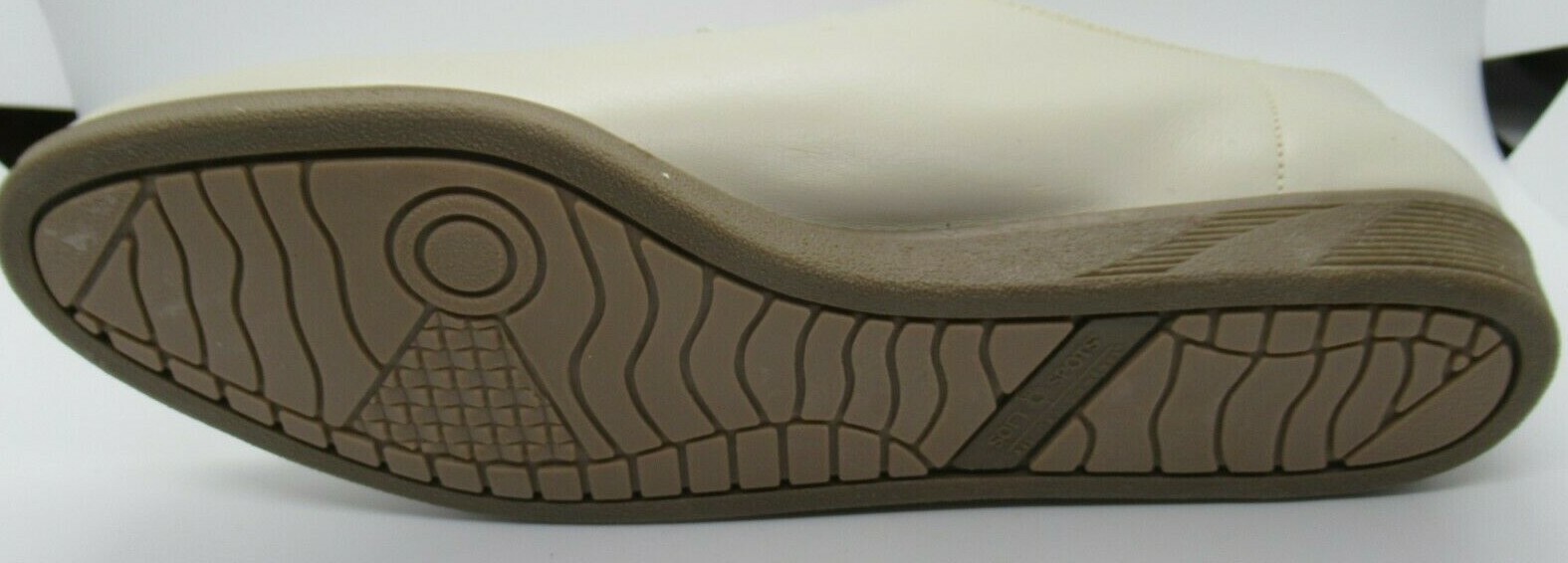 SOFTSPOTS WOMEN’S CASPER BONE BEIGE LEATHER OXFORD LACE-UP SHOES SIZE: 10/N