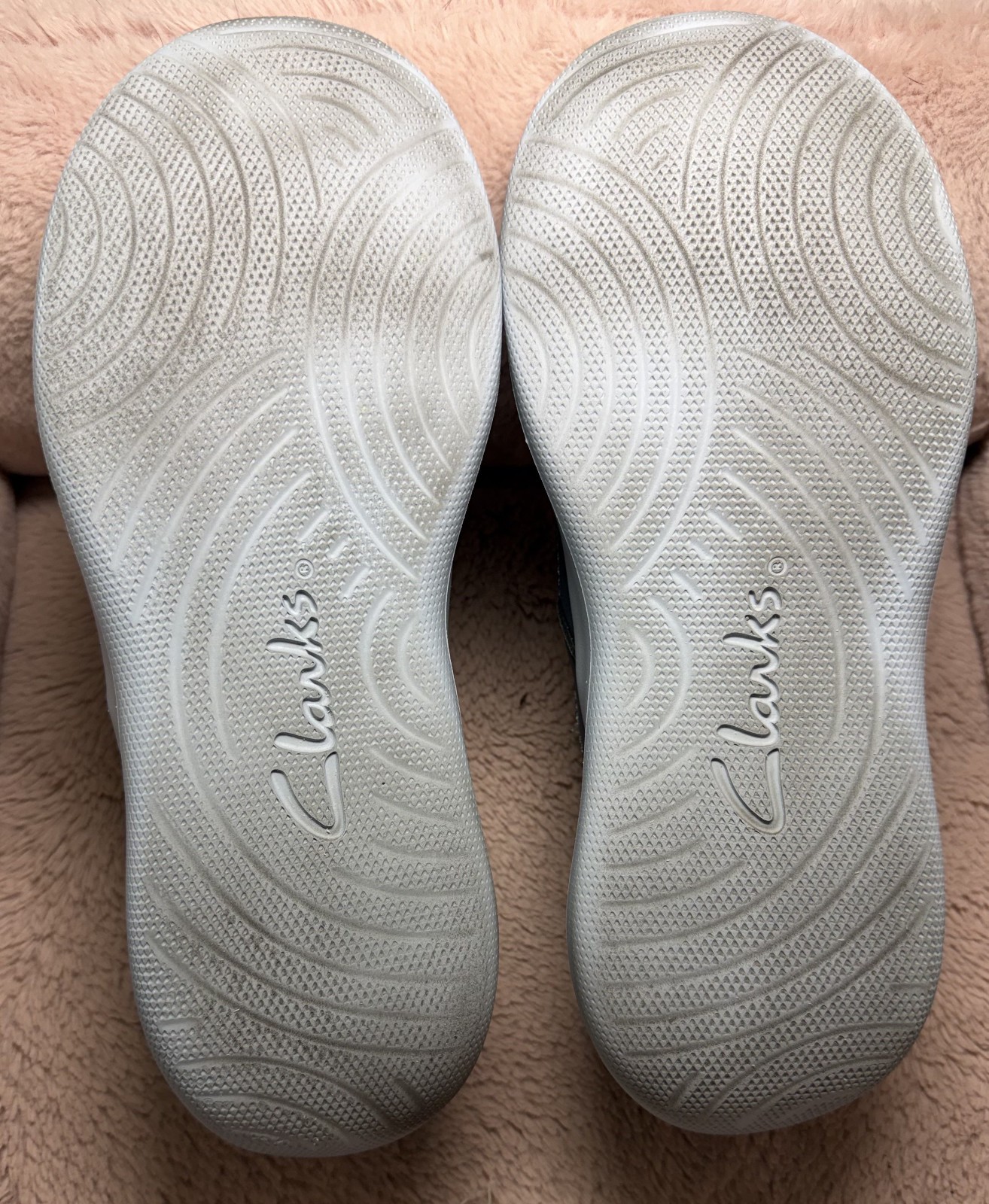 Cloudsteppers by Clarks, womens size 10 wide, blue grey, Solevana Step