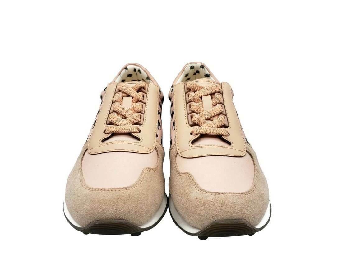 Bally Gavinia 6226123 Ladies Flesh/Black Low-Top Sneakers US 8 MSRP $450