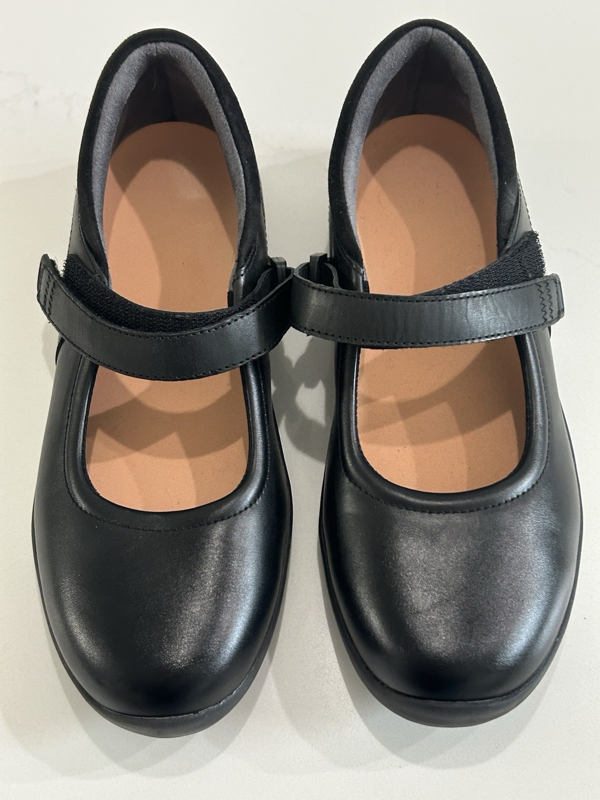 Anodyne 33 Mary Jane Shoes Women’s Black Leather Comfort Diabetic Size 8M