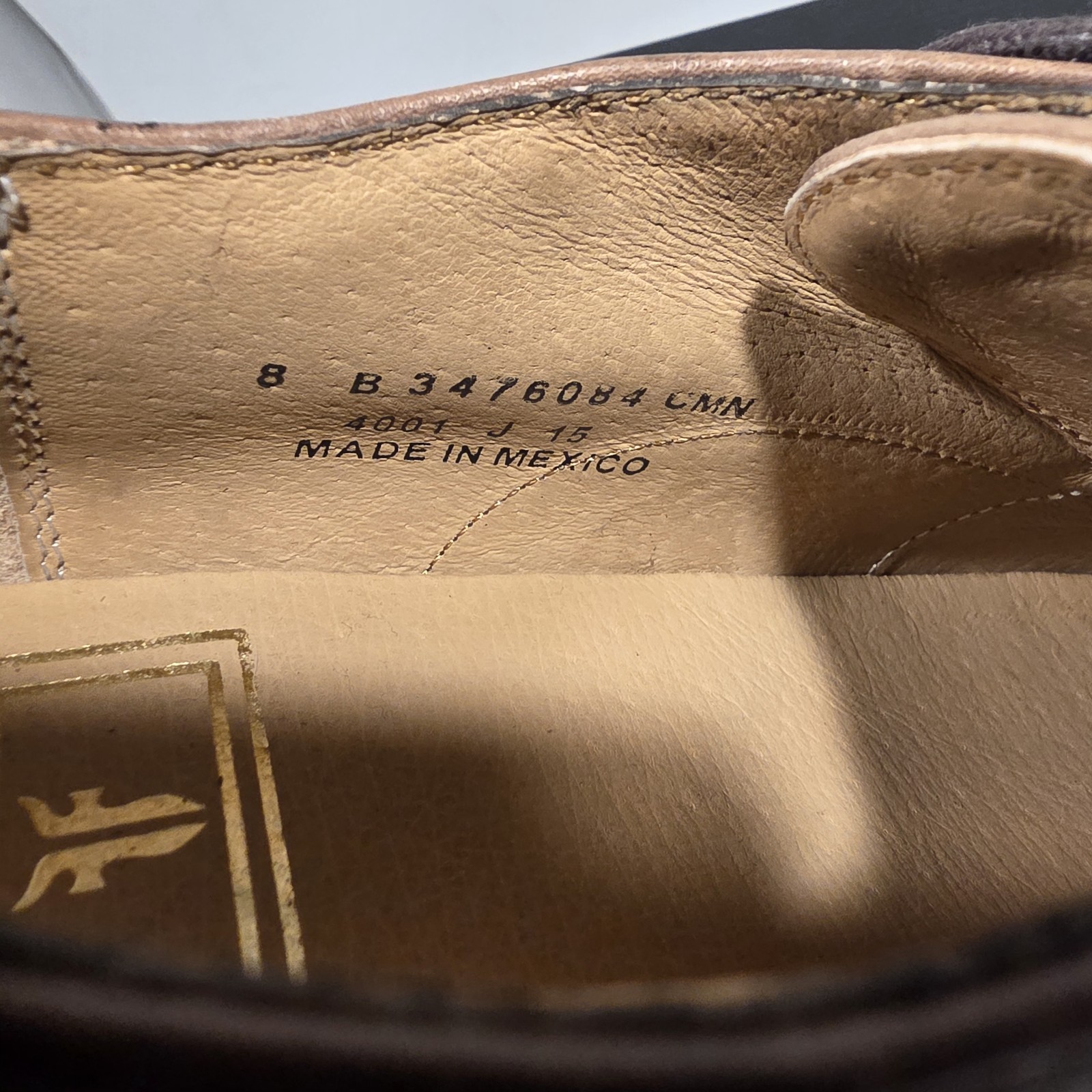 Frye Melissa Leather Plain Toe Oxfords Brown Lace Up Derby Shoes Women’s 8 B
