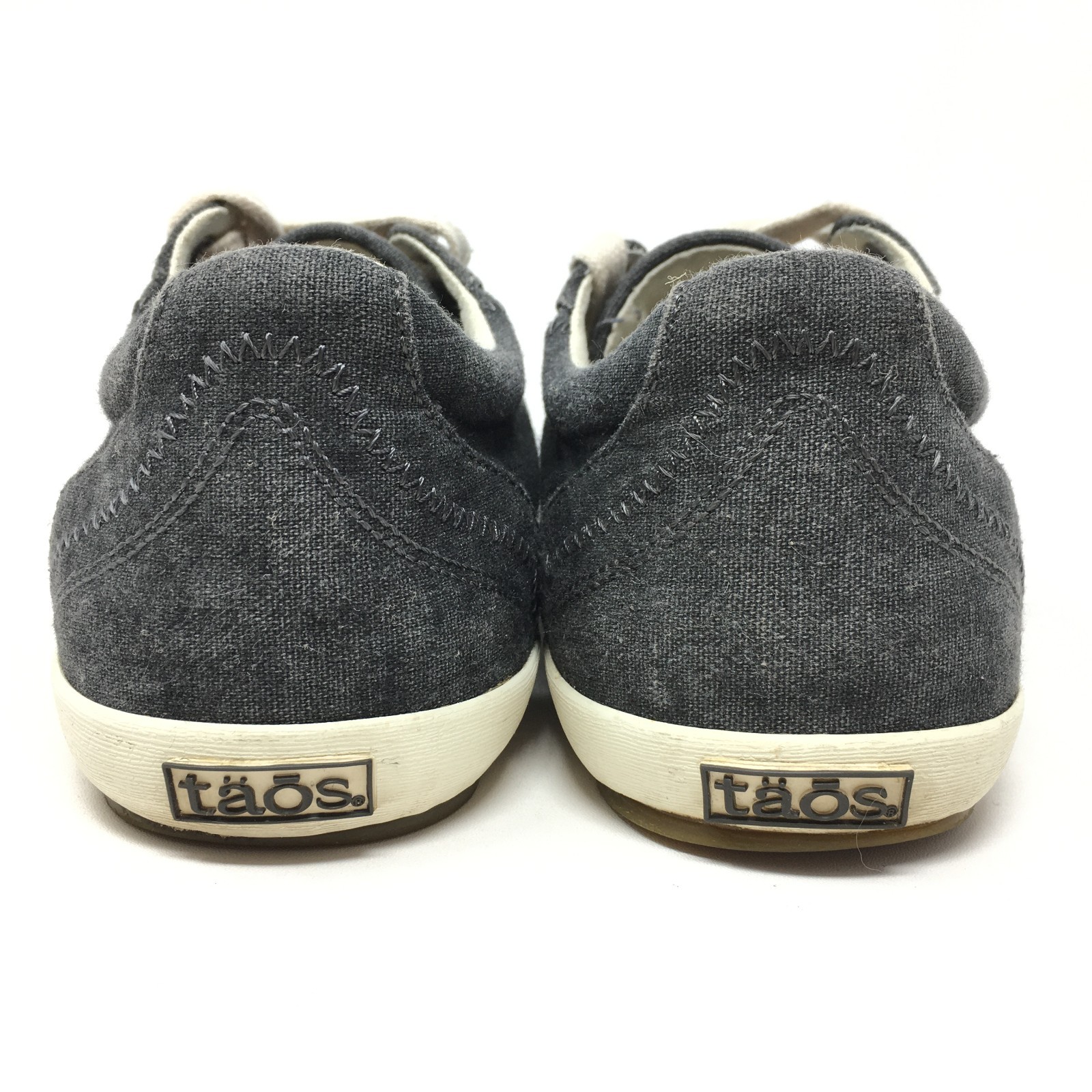 Taos Star Shoes Sneakers Womens Size 9 Dark Gray Washed Denim Casual Lace Up