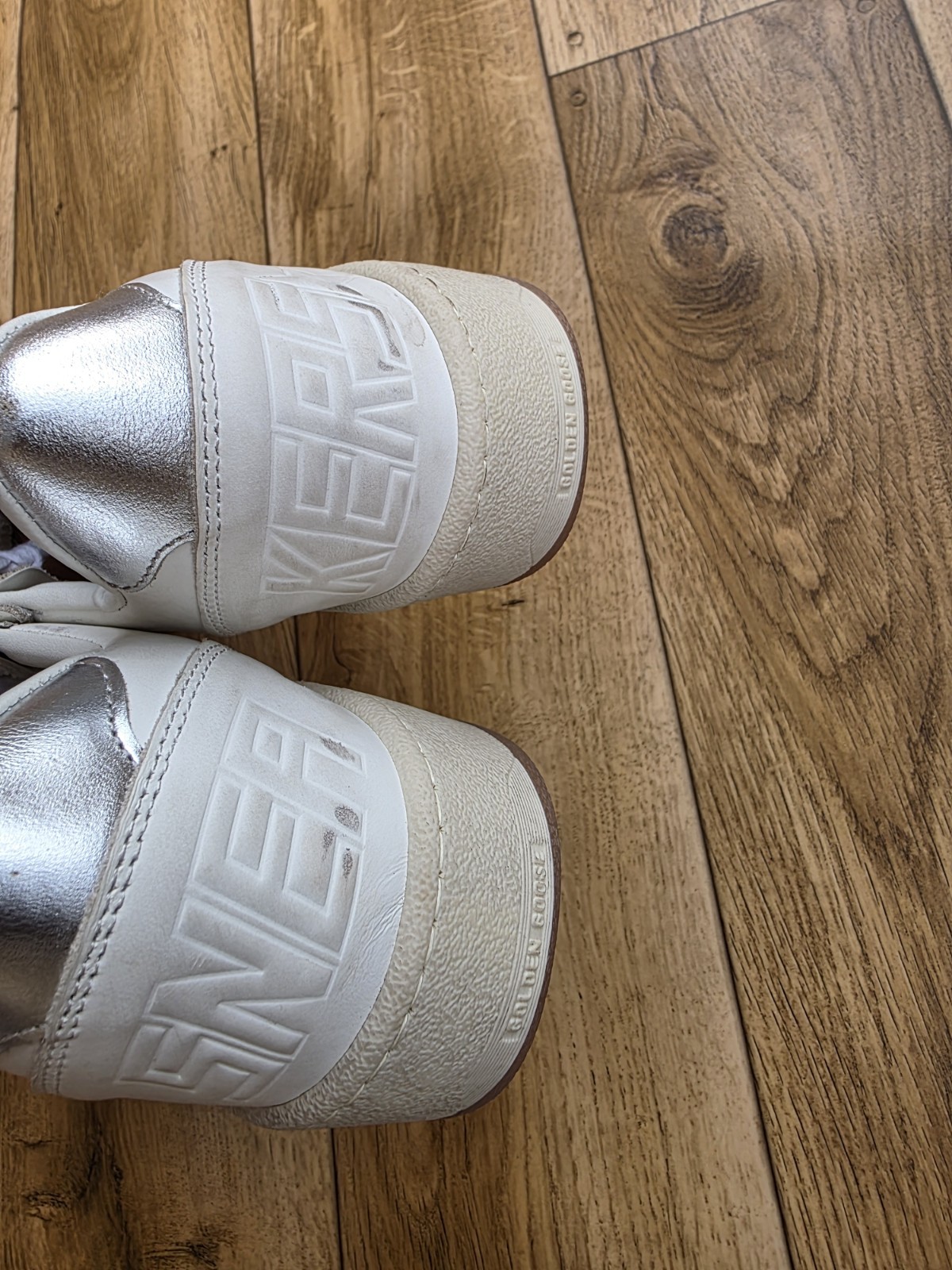 GOLDEN GOOSE BALLSTAR 2 LEATHER SNEAKERS SIZE 39 EU, 8.5 US, 6 UK