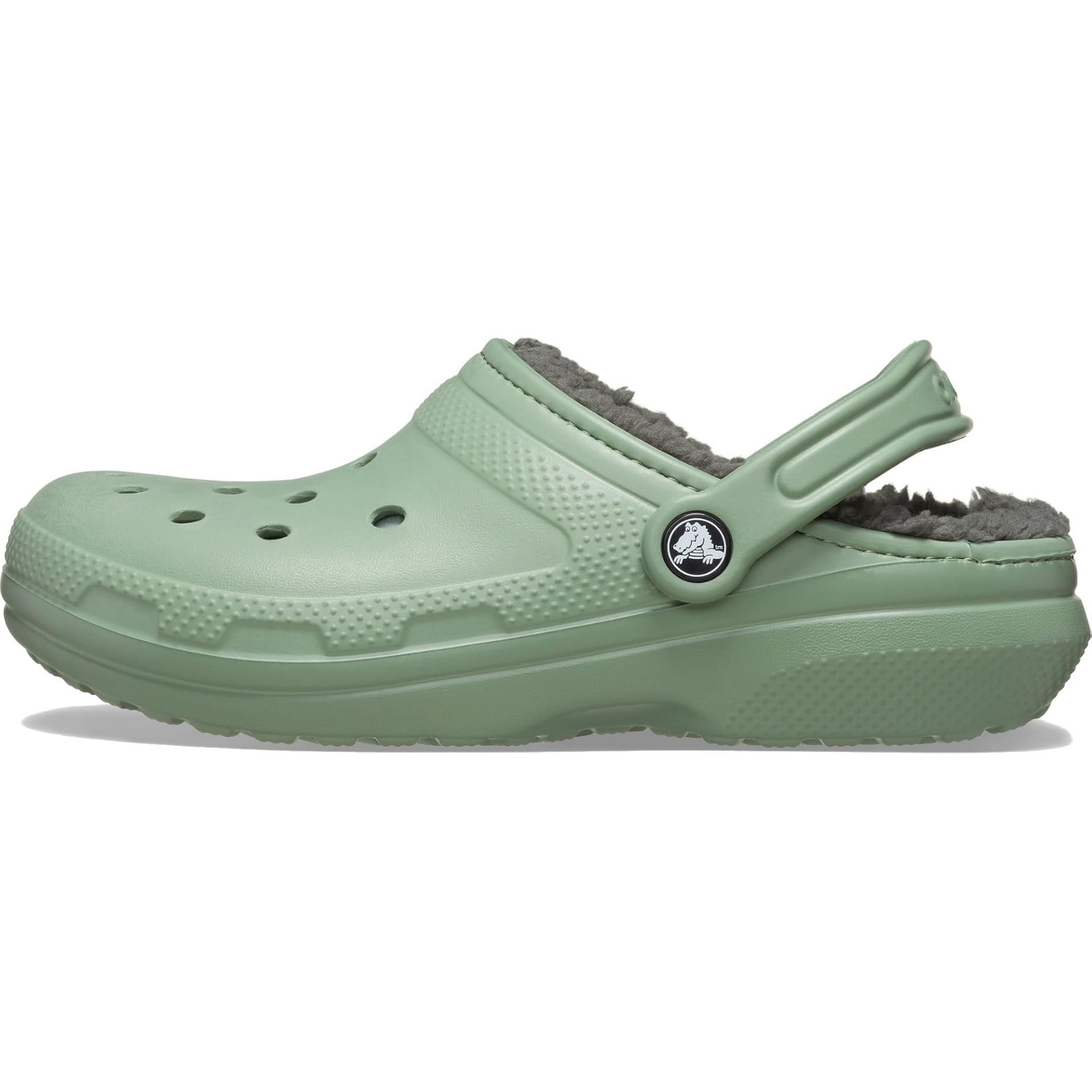 NEW Crocs Unisex M6/W8, M7/W9, M8/W10 Classic Lined Clog – Moss/Multi
