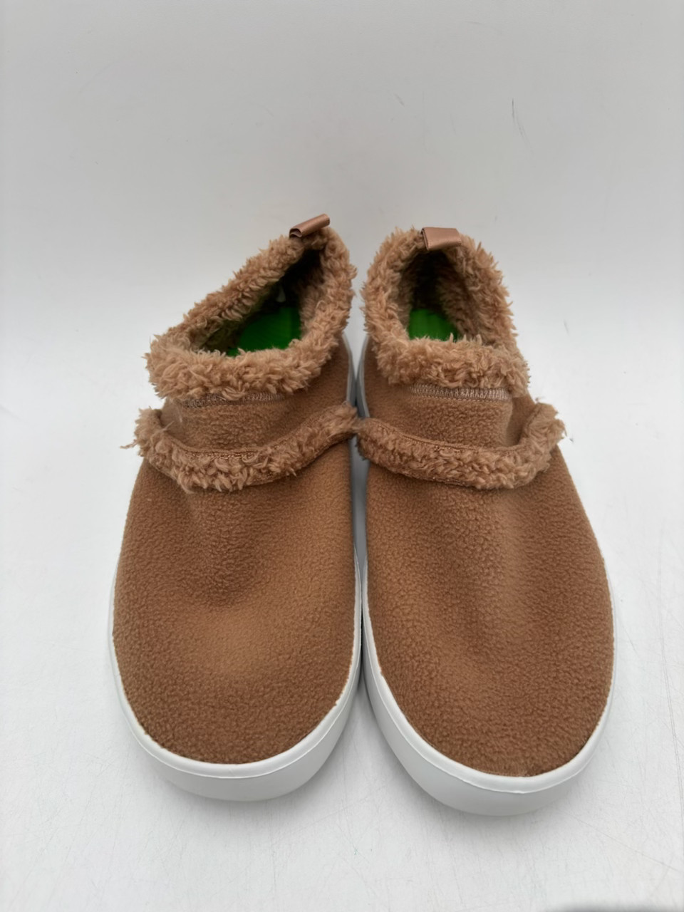 Oofos OOCOOZIE LOW Women’s NEW Low Shoe White/Chestnut Multiple Sizes