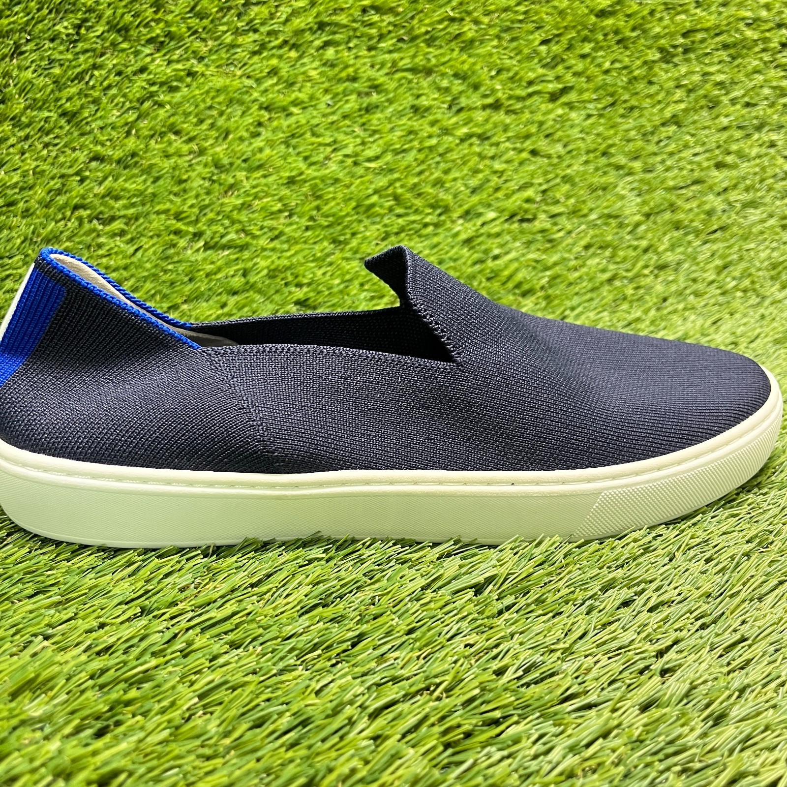 Rothy’s The Original Womens Size 10.5 Blue Casual Walking Slip On Shoes Sneakers