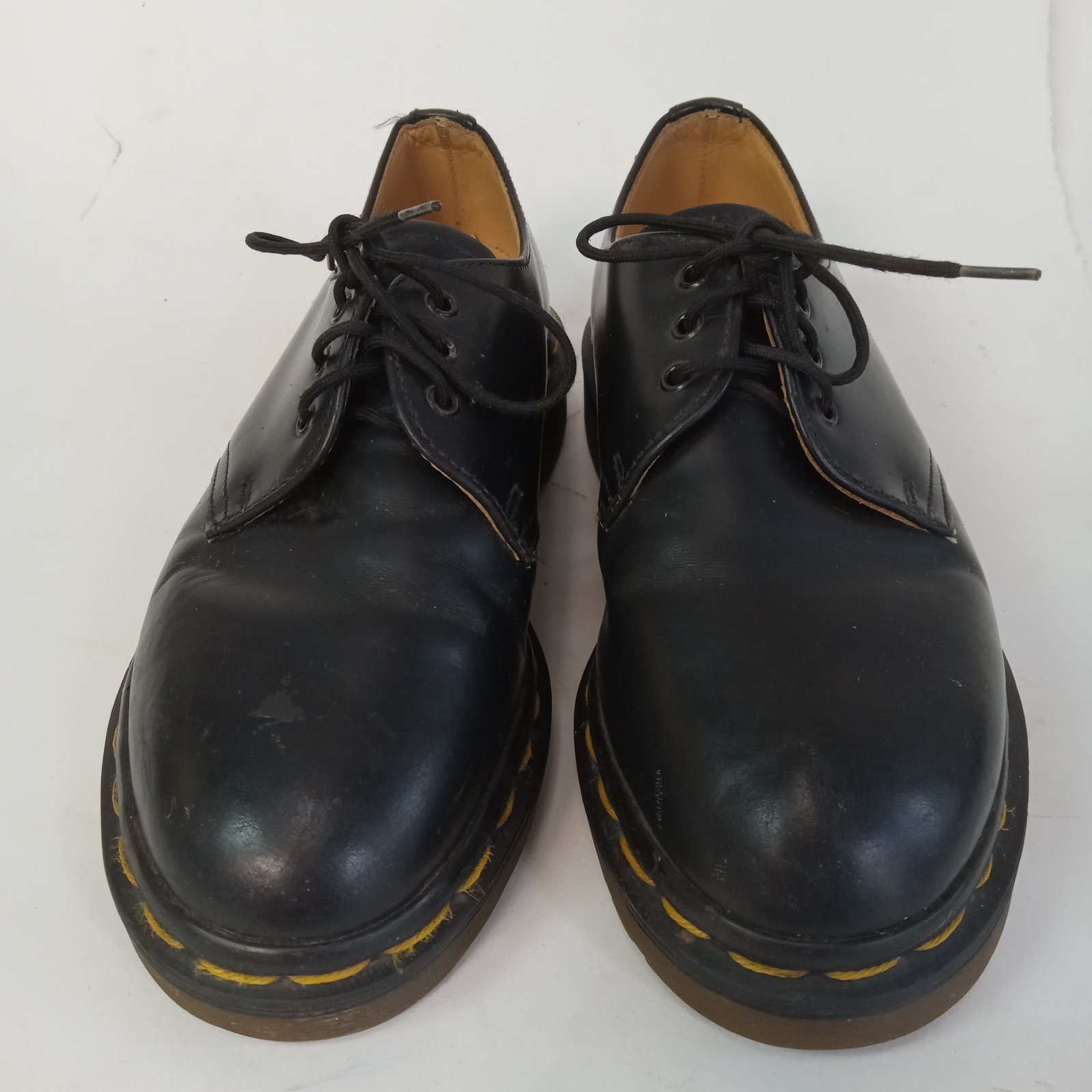 Dr Martens Size 4 US Woman 2 UK Made in England Black Shoes C2 DM22085 Leather
