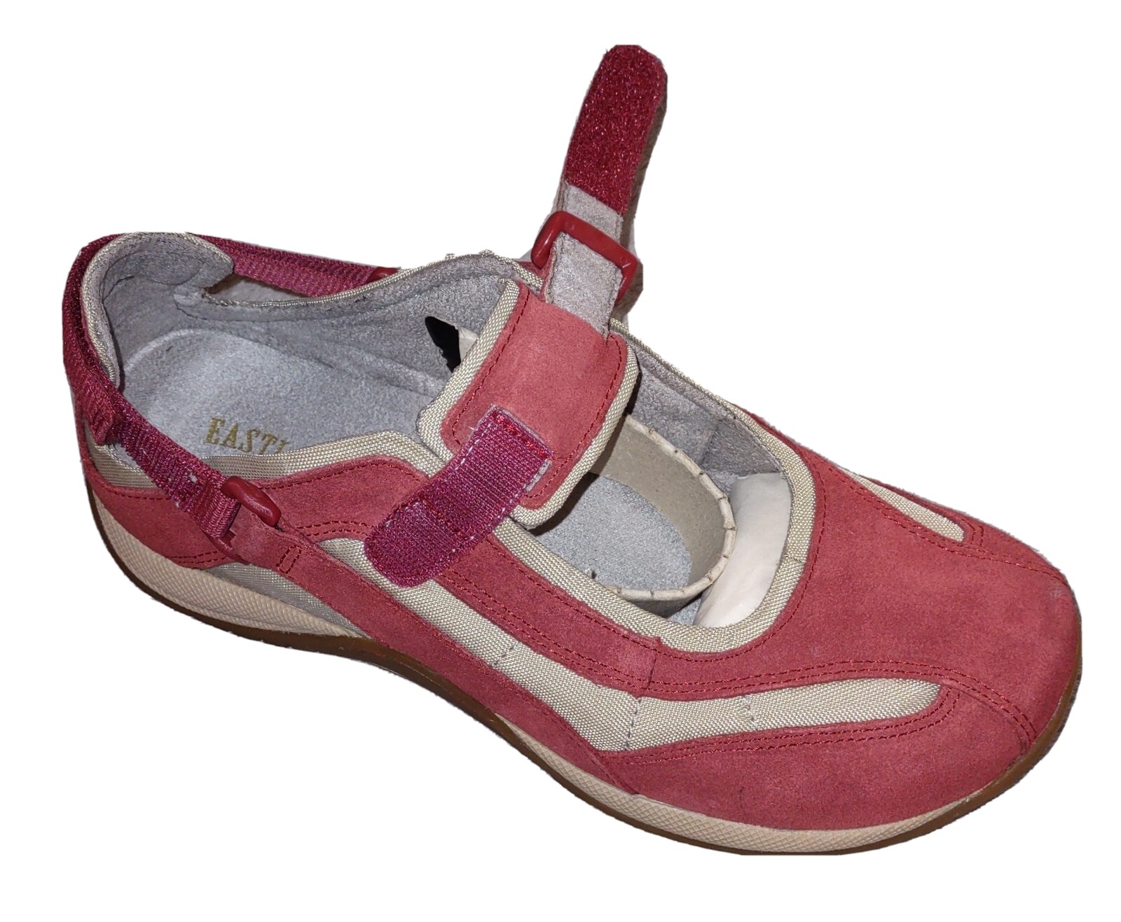 New Eastland Venus Red Suede Women’s Shoes 7 wide