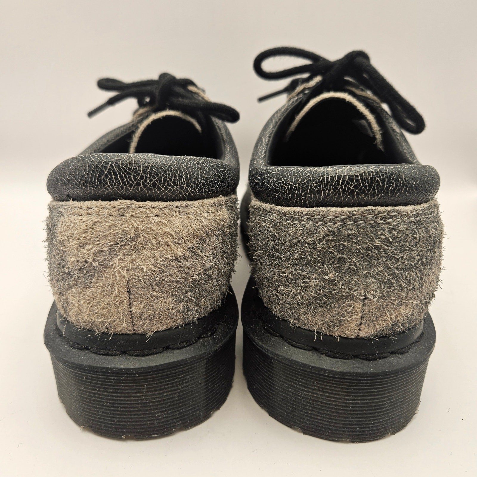 DR MARTENS WOMEN’S 7 STONEWASHED GREY 8053 NWOB SUEDE OXFORD