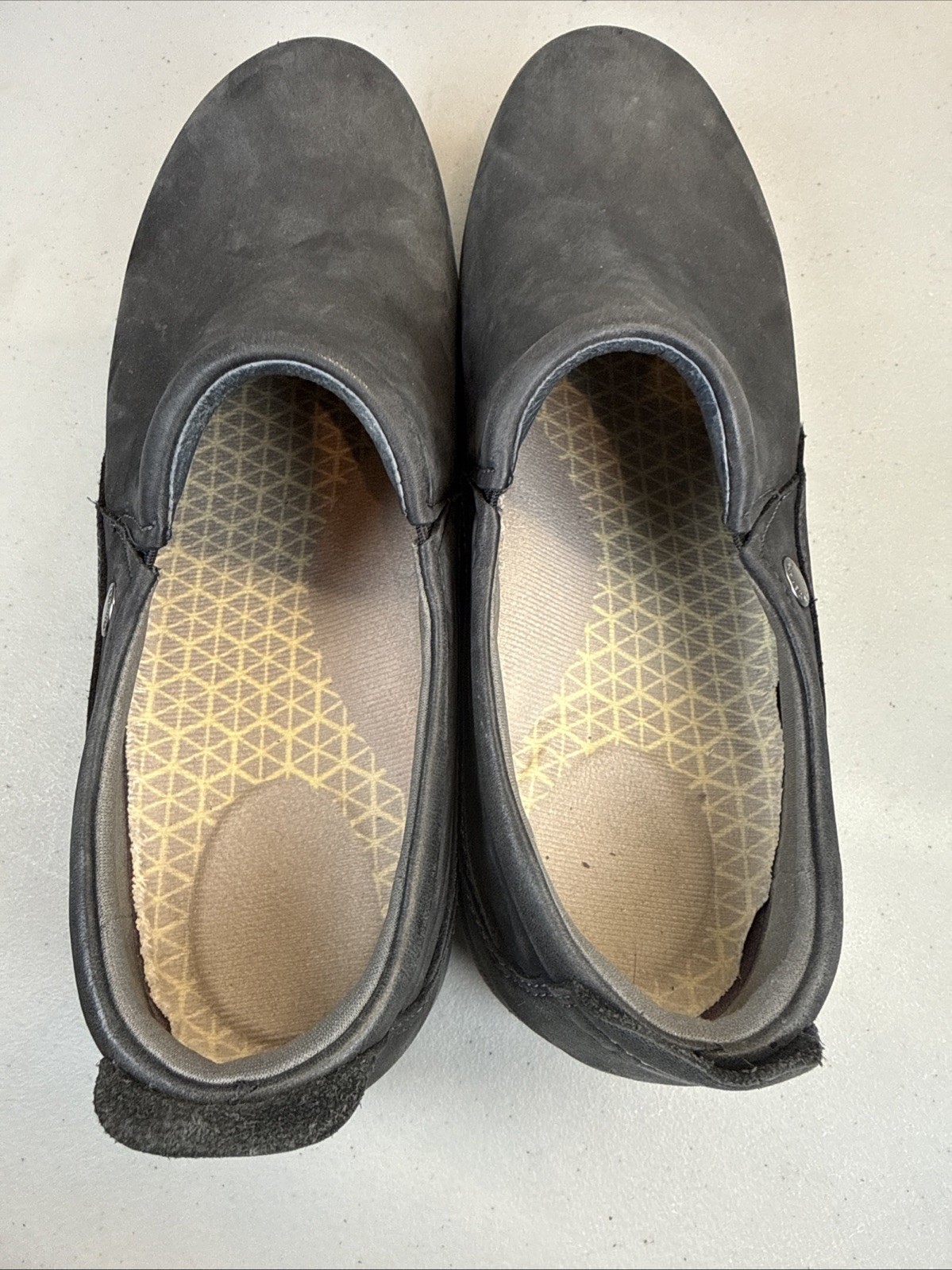 DANSKO Women’s Patti Black Clogs Suede EUR 40 Waterproof Vibram US 9.5