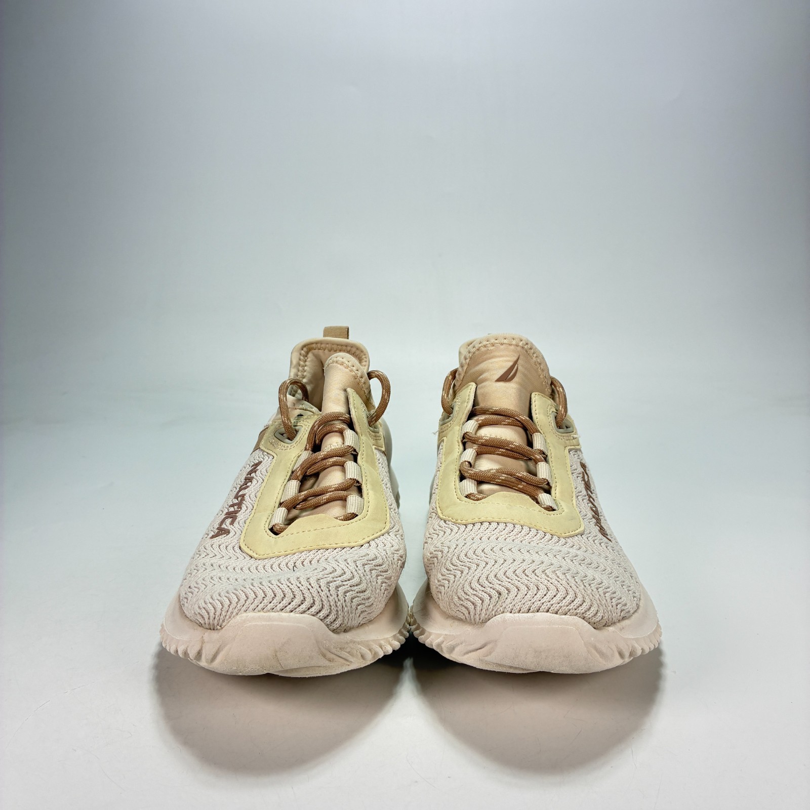 Nautica Danville Beige Pale Peach Casual Walking Sneakers Shoes Women’s Size 7.5