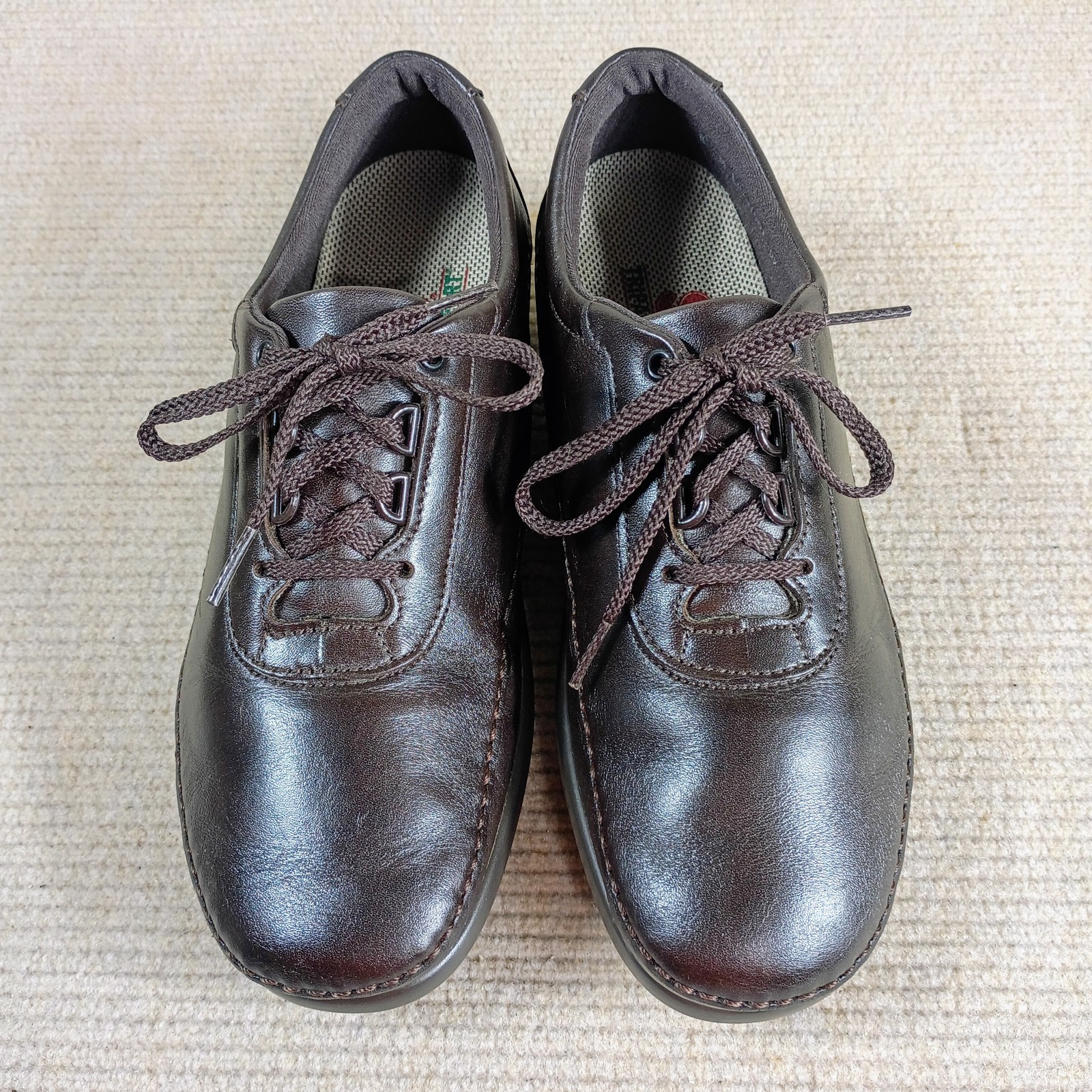 SAS Tripad Comfort Women’s 8 M Brown Leather Lace-Up Walking Shoes Made in USA