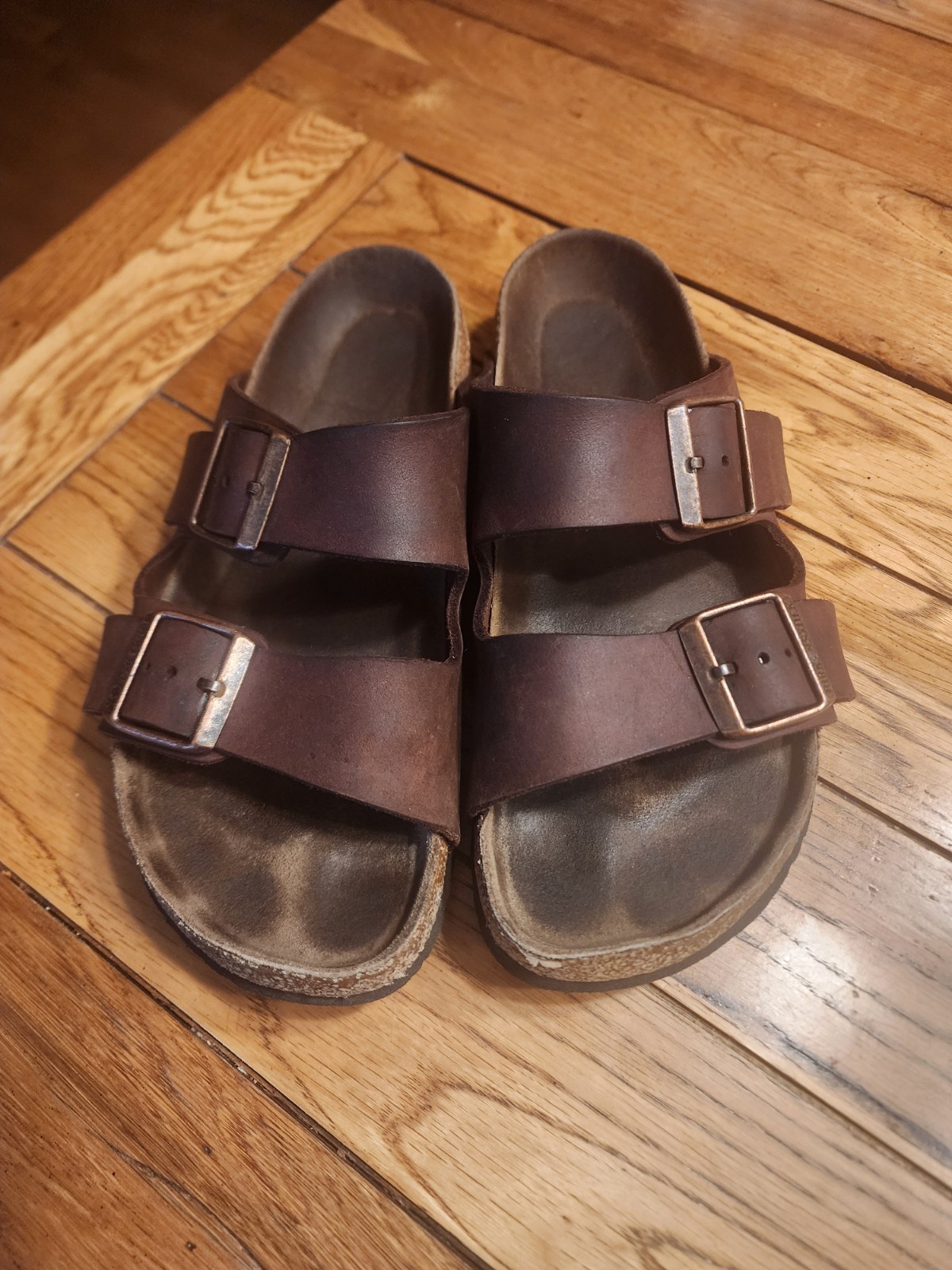 Birkenstock Arizona Soft Footbed Oiled Leather Sandals – Brown