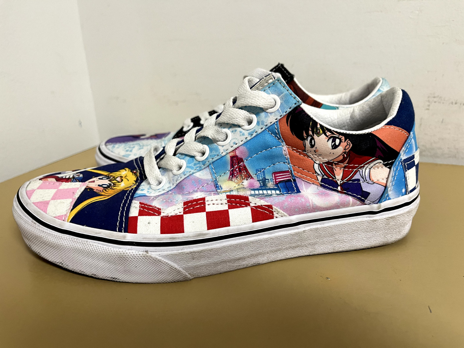 VANS Sailor Moon Old Skool Pretty Guardians Patchwork Low-top Shoes W 6.5 M 5