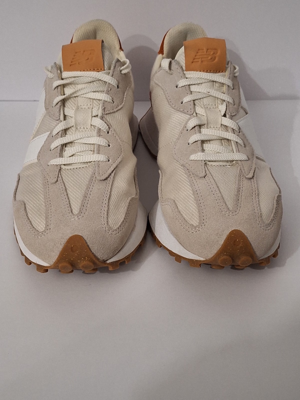 New Balance 327 Sea Salt Rust Suede Running Training Men’s 10.5 Women’s 12 Gym