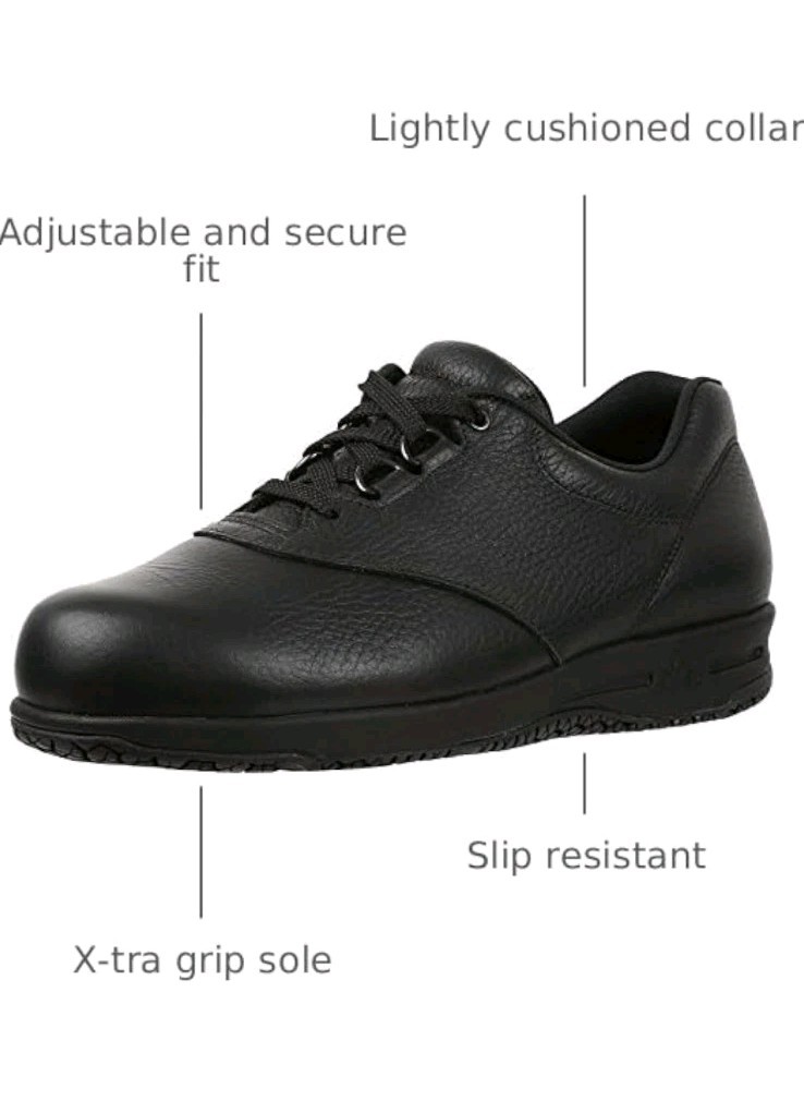 New SAS Liberty Slip-Resistant Black Women’s Shoes Sz 6WW $198