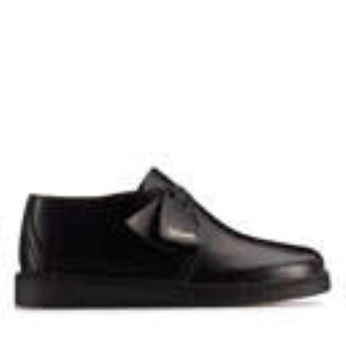 Clarks Women’s Desert Trek Black Smooth Leather 26181136