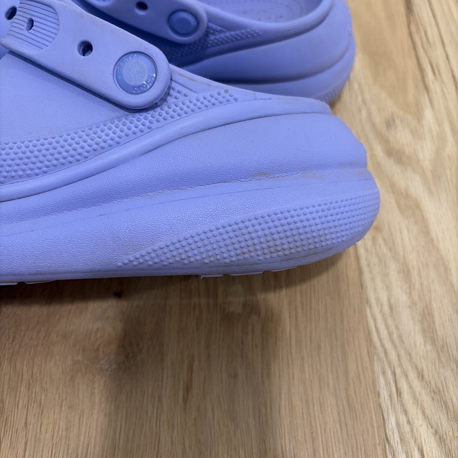 Crocs Classic Crush Platform Chunky Purple Lavender Clog M 5 W 7
