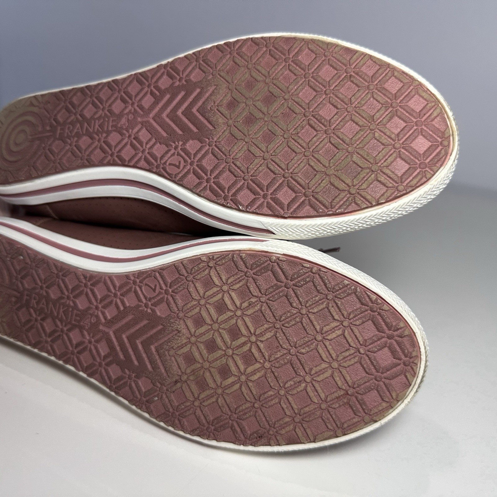 FRANKIE4 Frankie 4 Hannah II Dusty Rose Leather Shoes Sneakers Flats Size 7