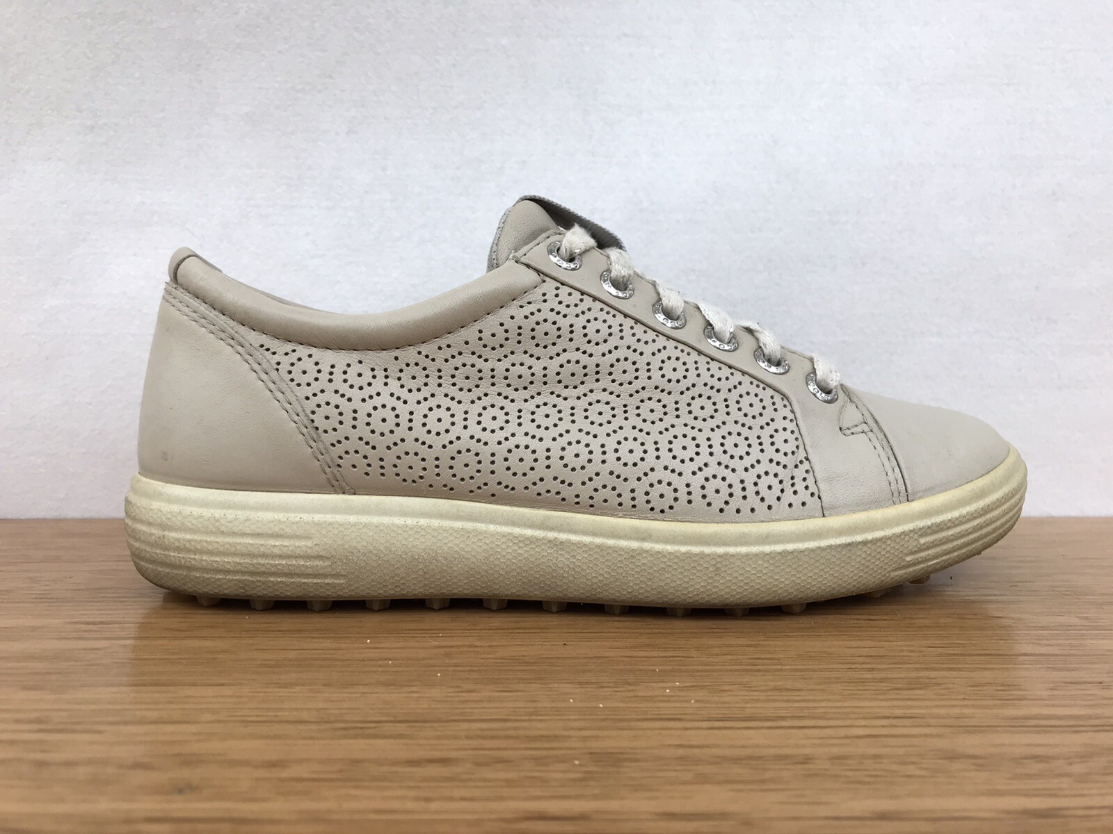 ☘️ Womens Ecco Golf Hybrid 2 Hydromax Leather Sneakers Walking Shoes Size 37 6