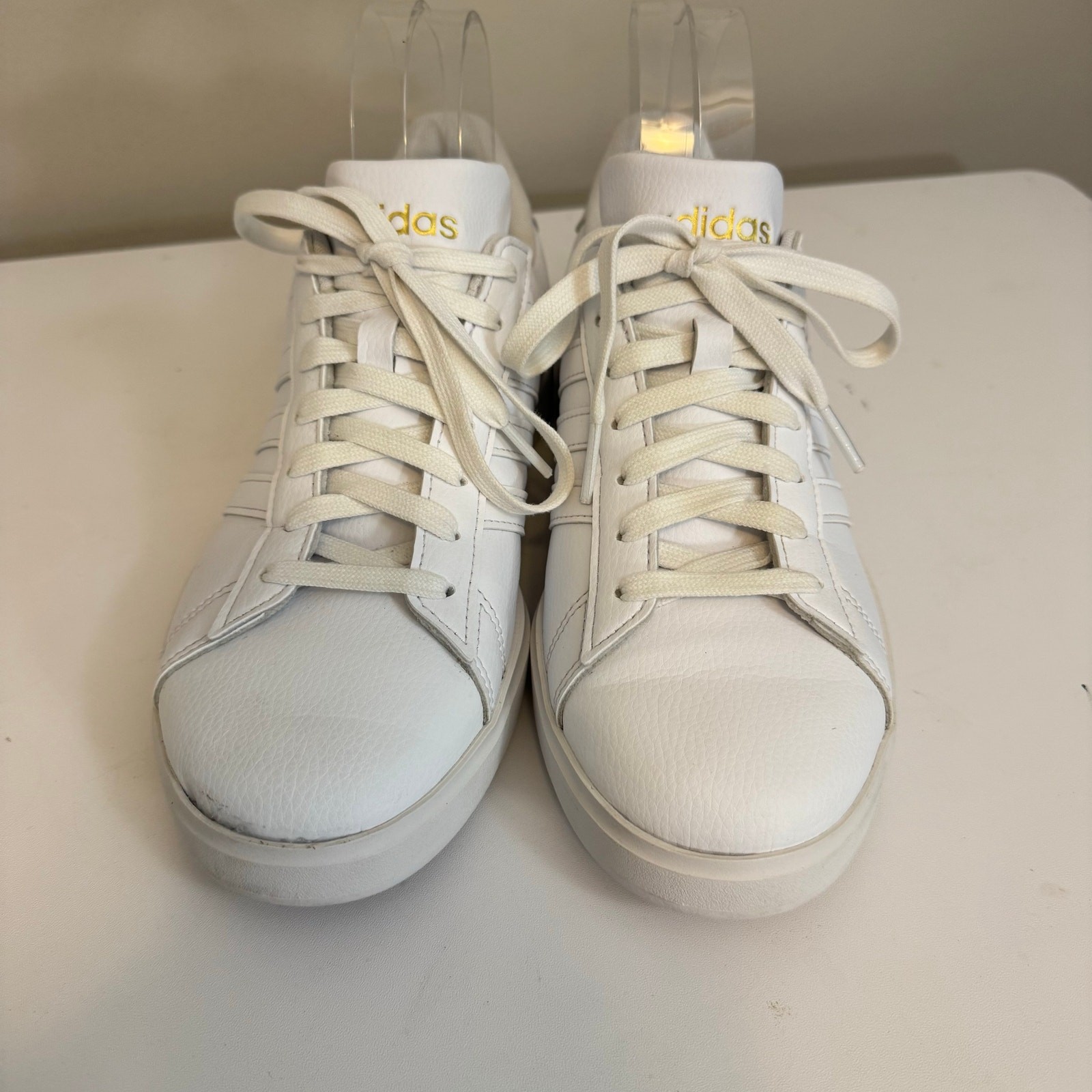 Adidas Grand Court 2.0 Cloudfoam Sneakers Women 7 White Sport Athleisure Comfort