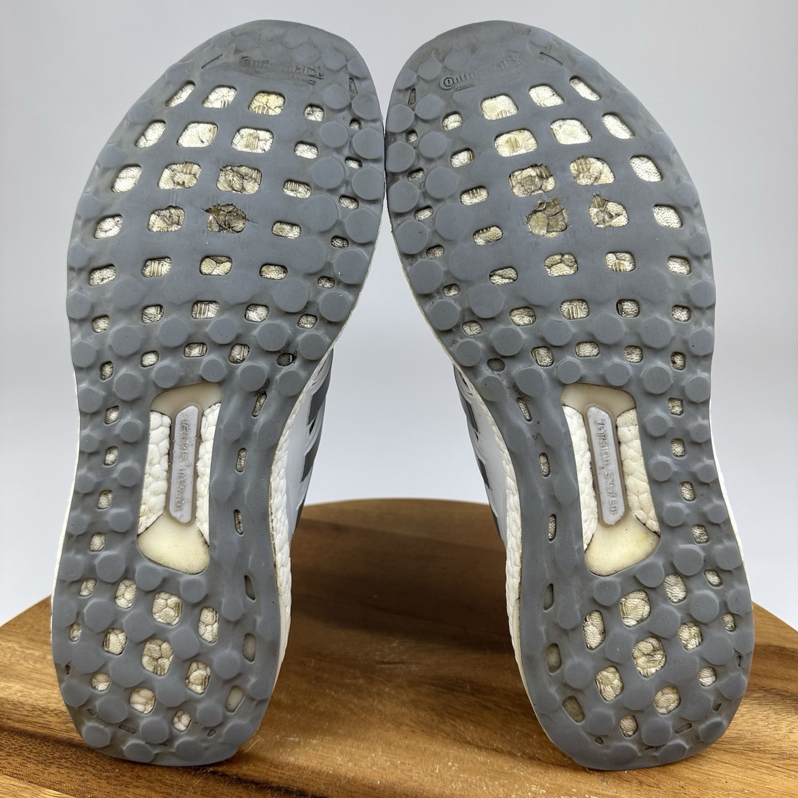 Womens Adidas Ultraboost 1.0 Gray Athletic Running Sneakers Shoes Size 10 M GUC