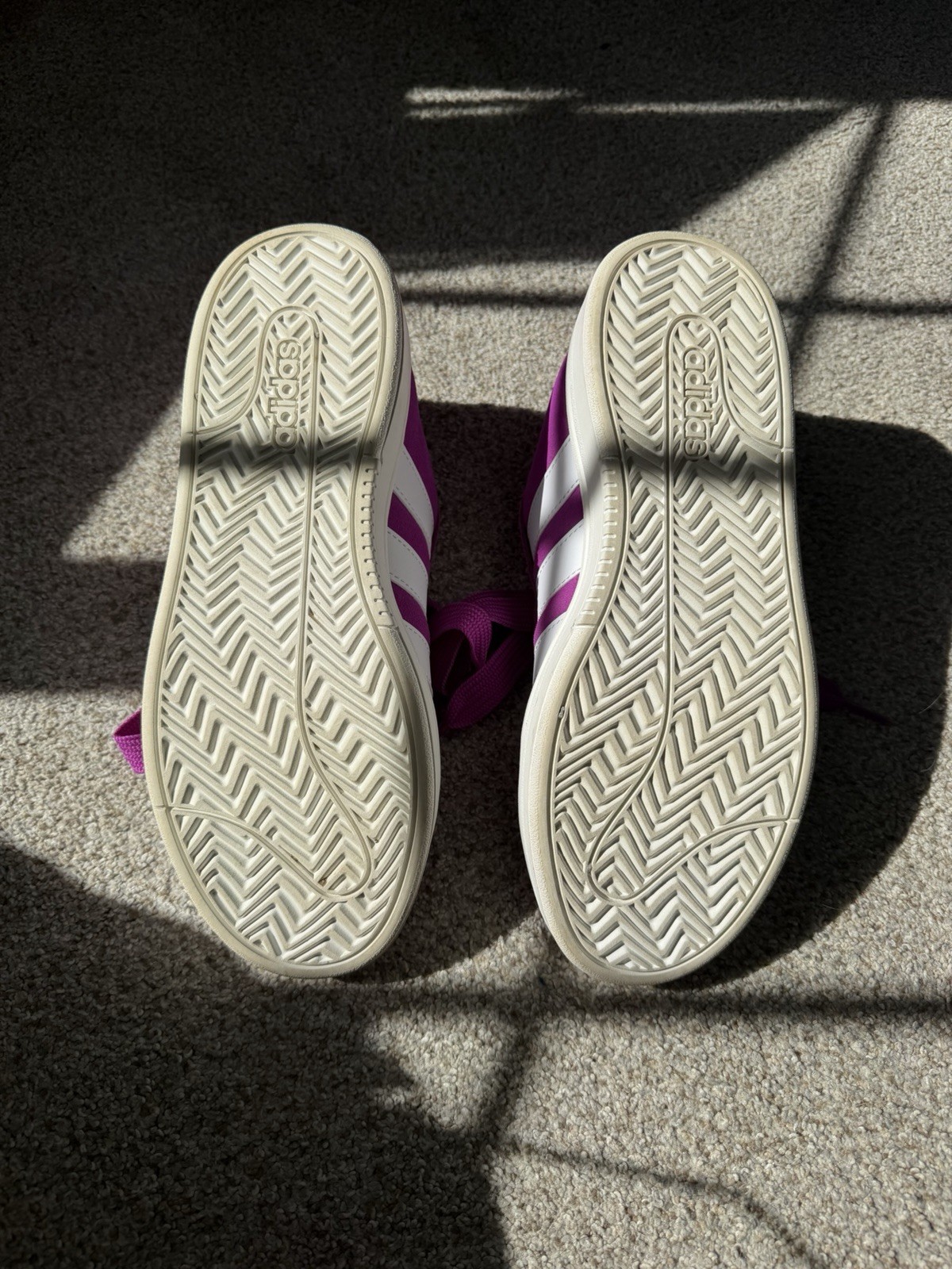 Violet Adidas Grand Court 00’s – Size 10 – Excellent Condition