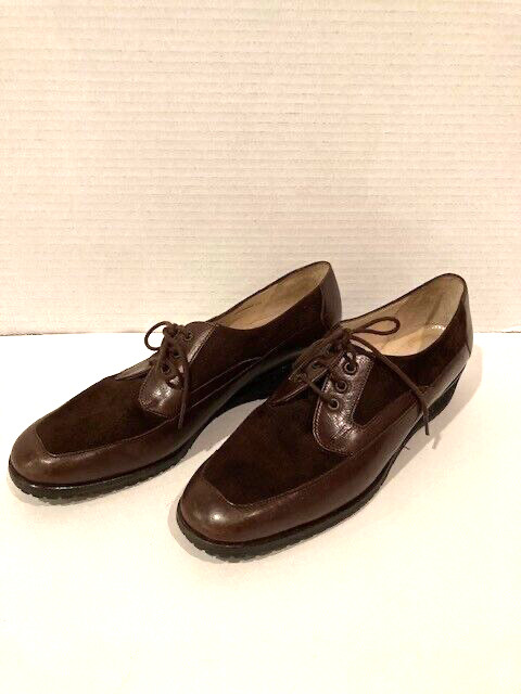 Bally Brown WING TIP Oxfords 5.5 Woman/Chilld