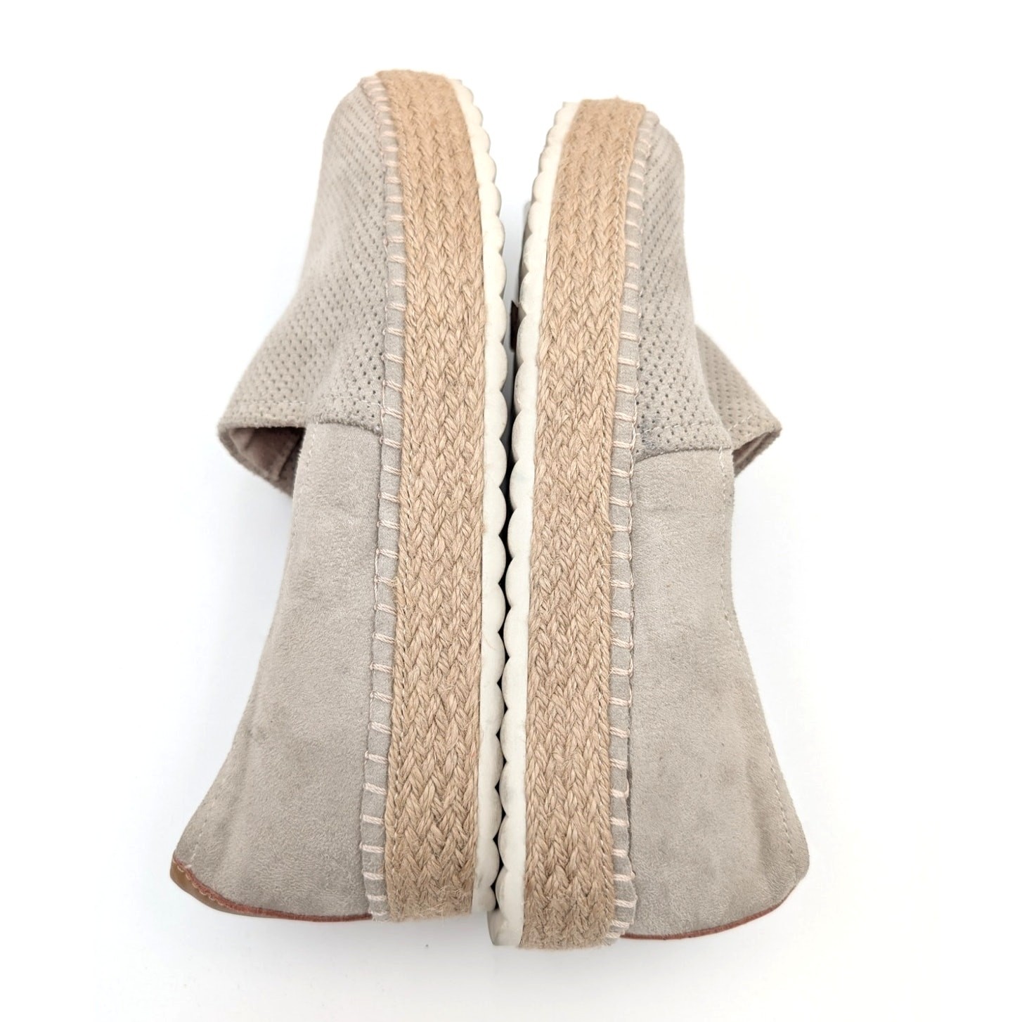 Dr. Scholl’s Sunray Espadrilles Slip On Shoes Women’s Oyster Grey Size US7M EU37