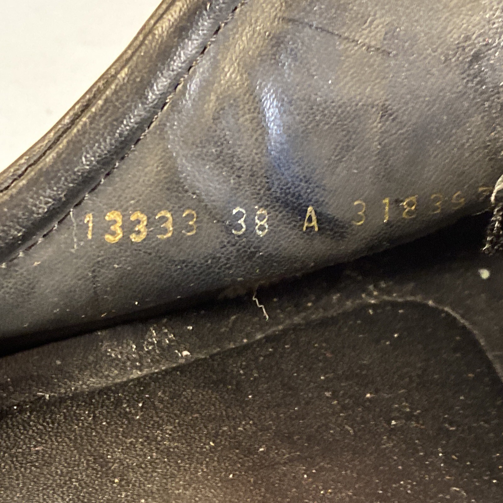 Ecco Shoes Womens Sz 38 Monk Strap Loafer Oxford Black Leather Hook Loop 13333