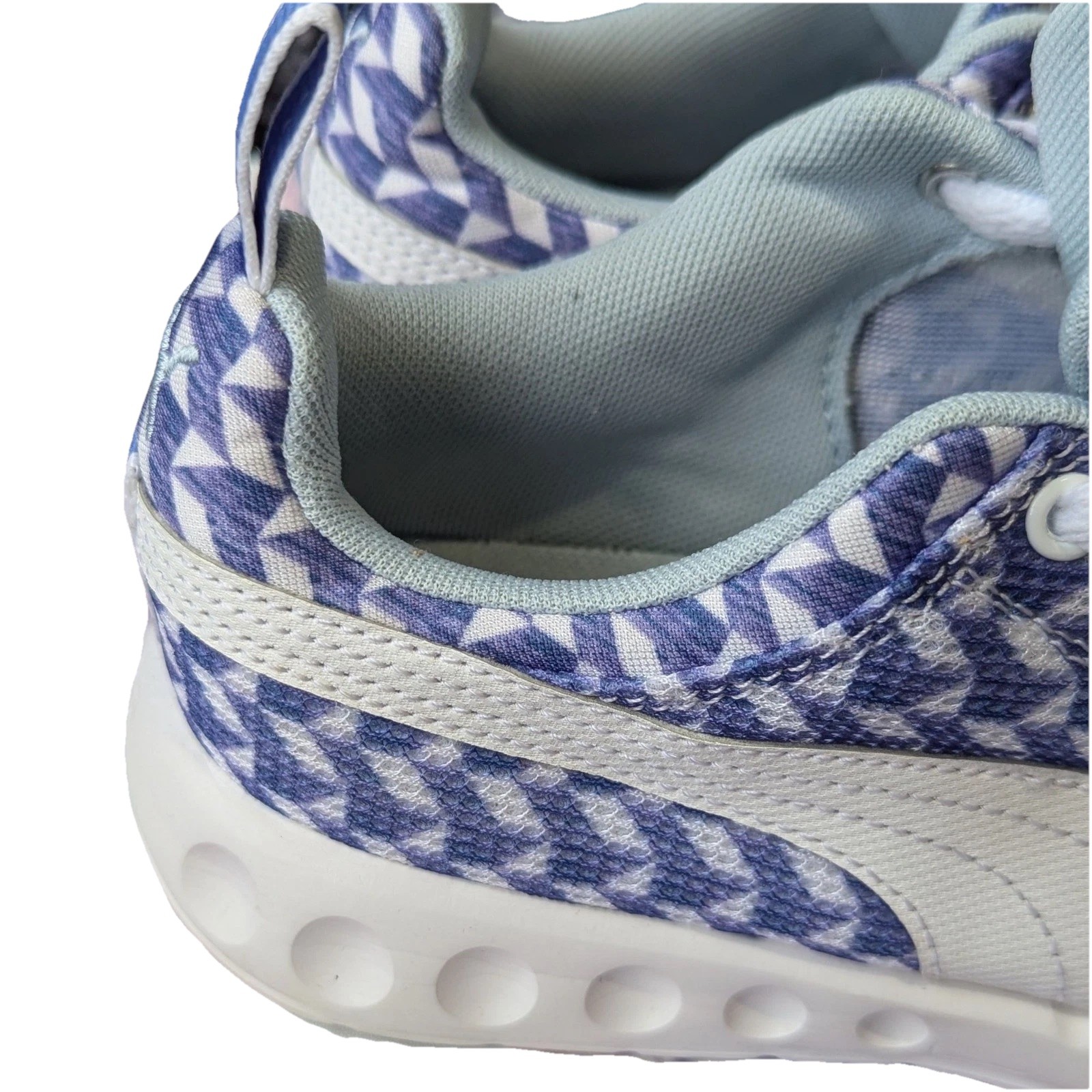 Puma Sneakers Geometric Periwinkle, Athletic Shoe Blue Women’s 6.5/Big Kids 5