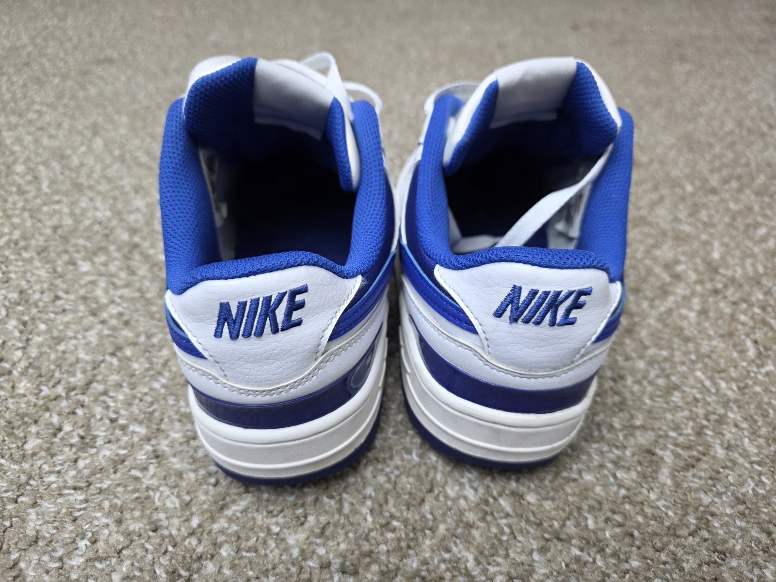 Nike Gamma Force DX9176-101 Sneakers Women’s Size 10 White Royal Platform Shoes