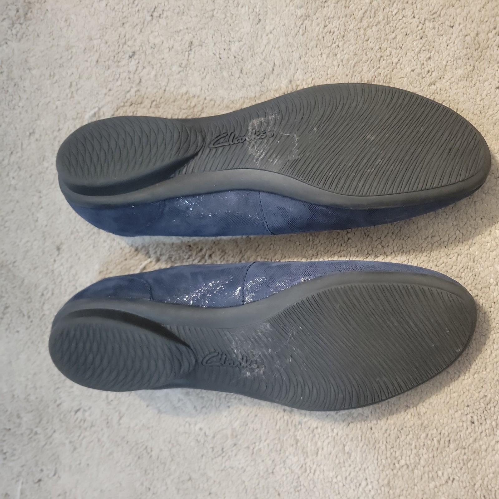 Clark’s Collection Gracelin Navy Soft Cushion Size 8