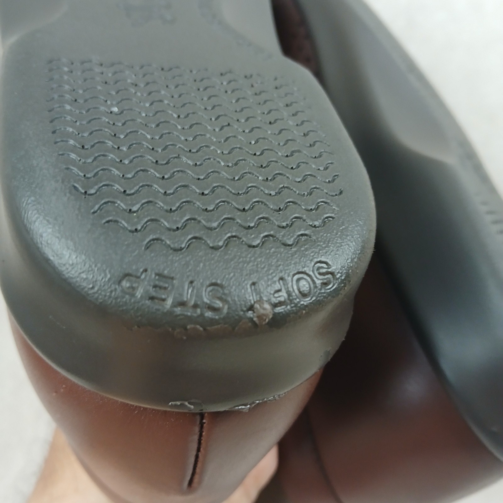 SAS VIVA Tripad Comfort Shoes Womens Brown Leather Slip On Size 7