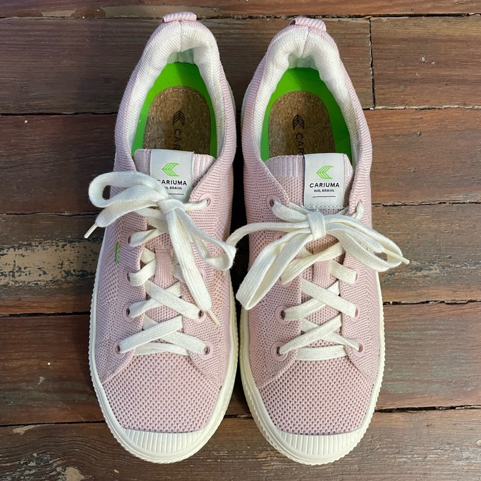 Cariuma IBI Low Knit Sneakers in Rose Eco Sustainable Comfort M~8 W~9.5 🧡🎀